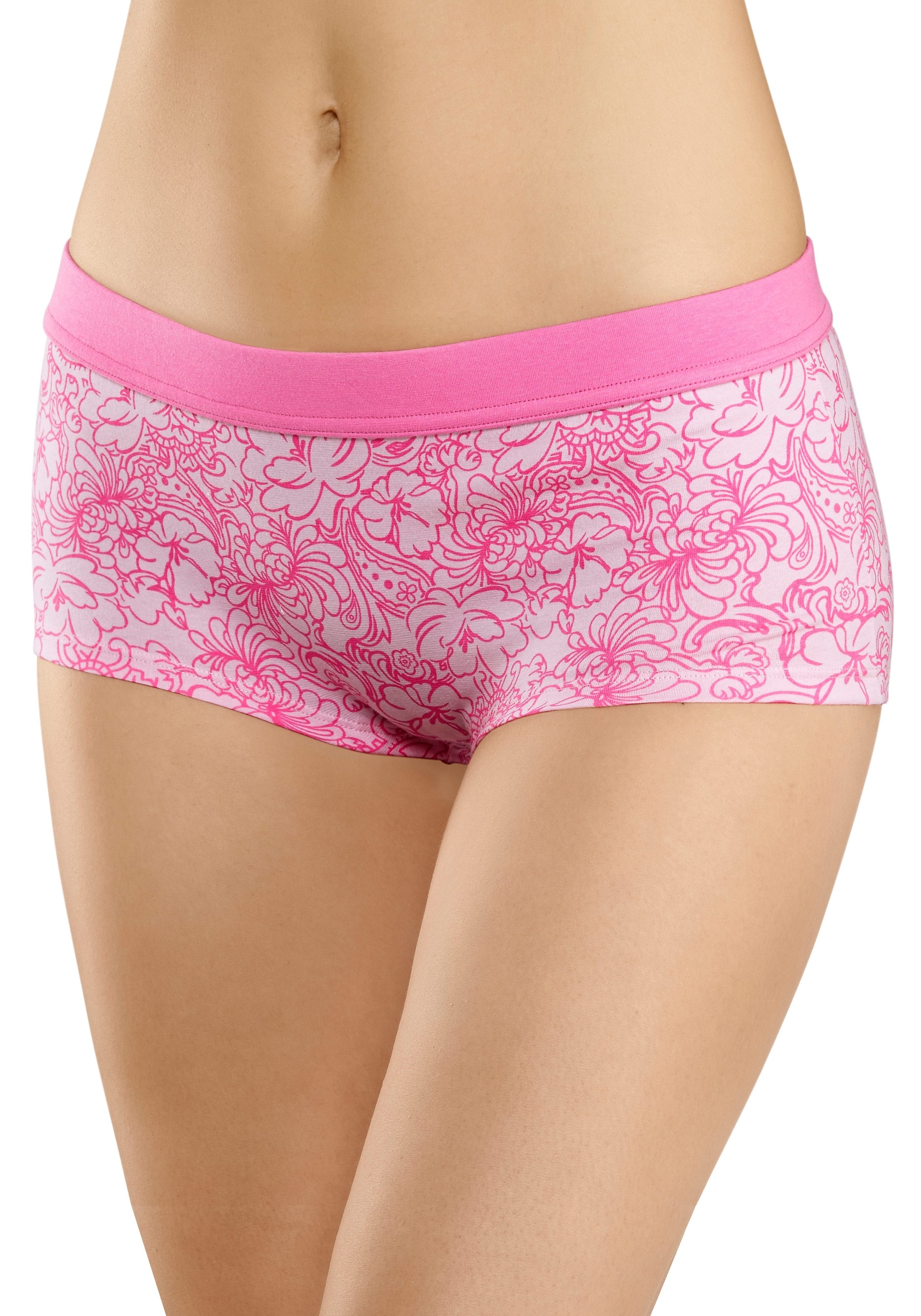 petite fleur Panty, (Packung, 6 St.), aus elastischer Baumwolle