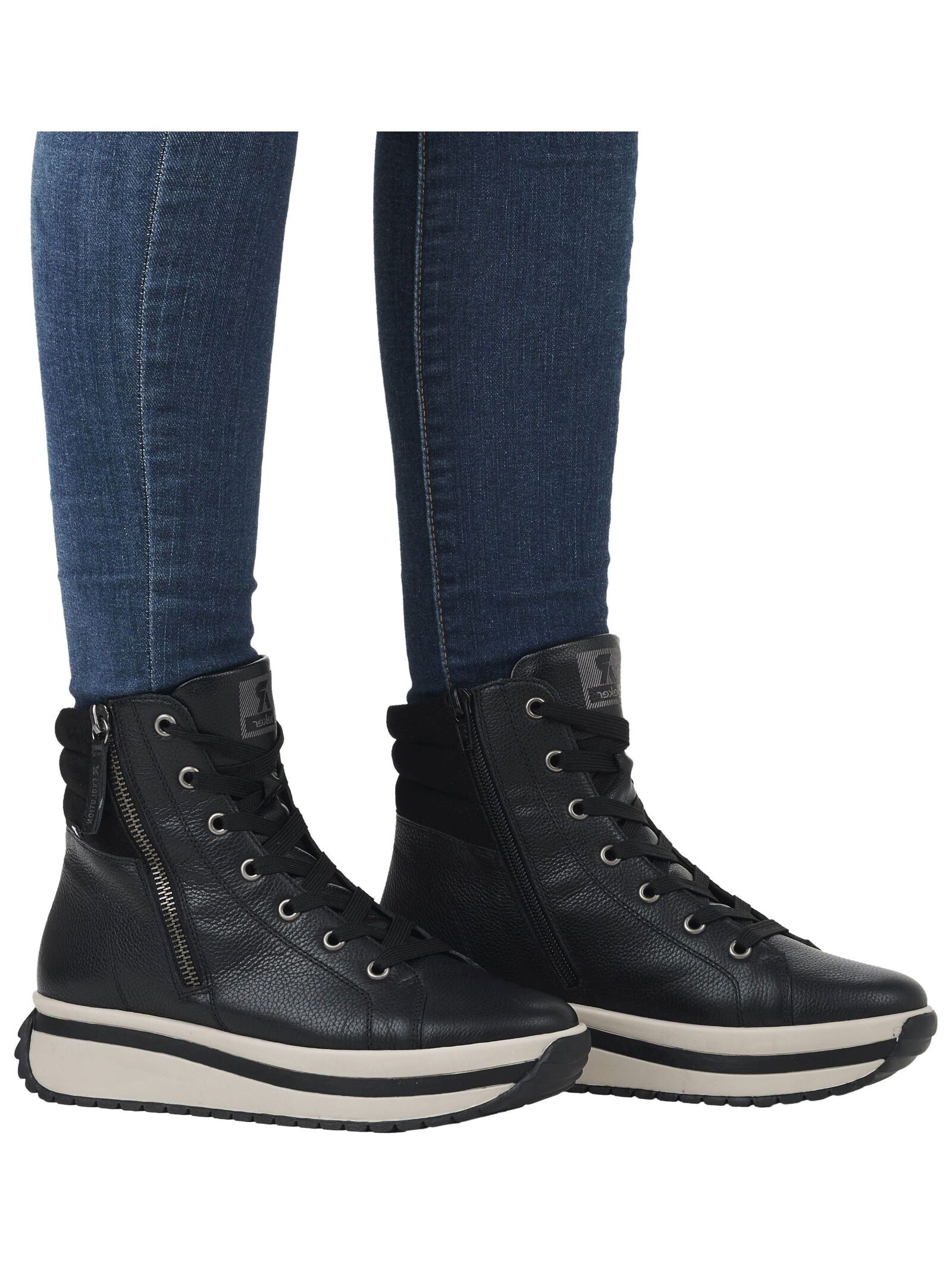 Rieker Ankleboots »Rieker Stiefelette Glattleder«