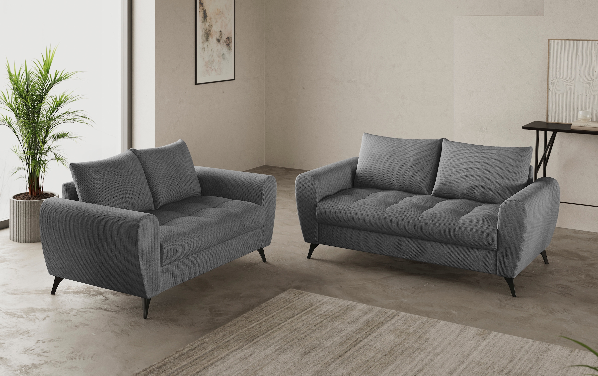 Mr. Couch 2,5-Sitzer »Blackburn II«, Mit Kaltschaumpolsterung bis 140 kg belastbar