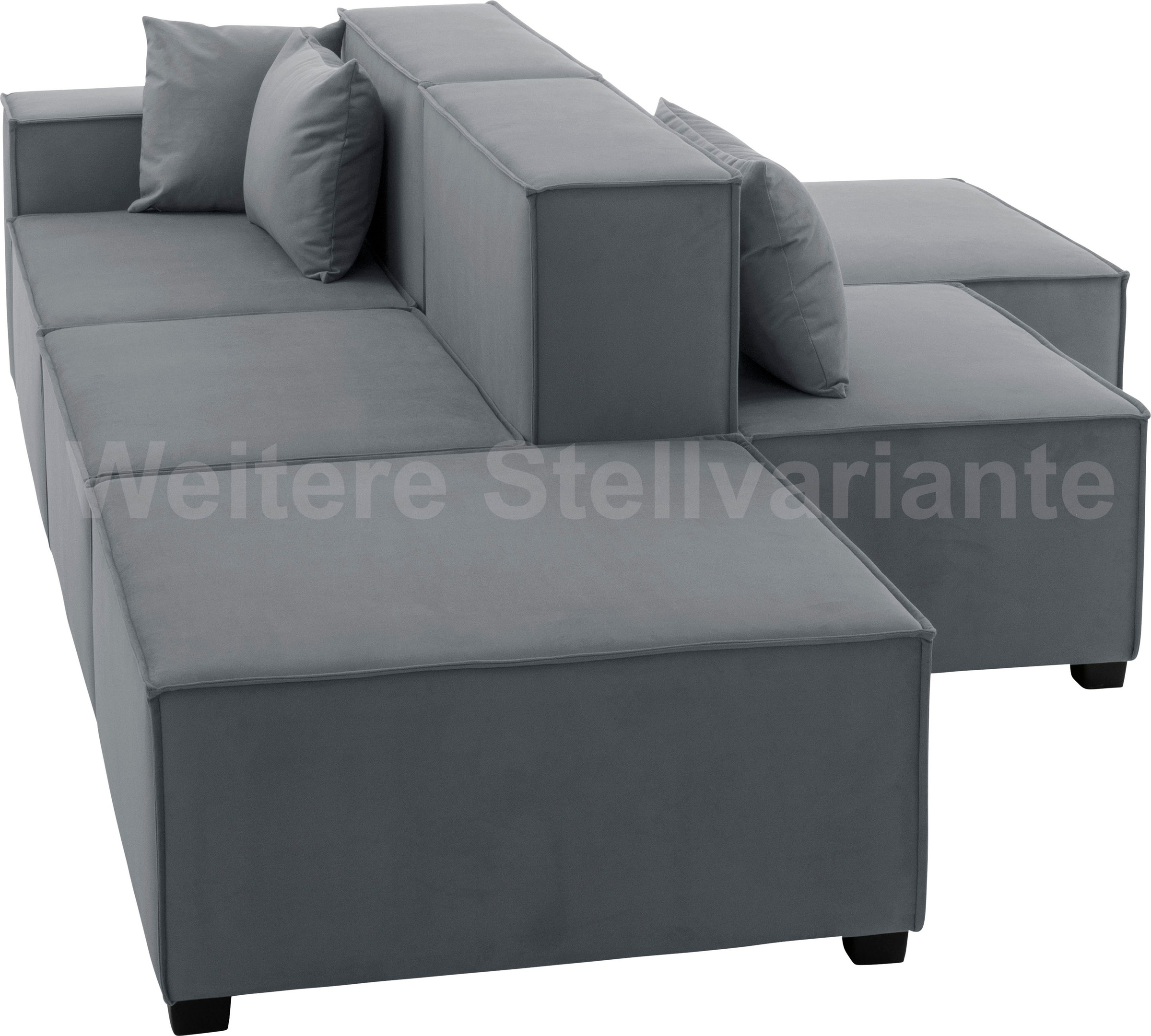 Max Winzer® Wohnlandschaft »MOVE«, (Set), Sofa-Set 03 aus 8 Sitz-Elementen, inklusive 3 Zierkissen, kombinierbar