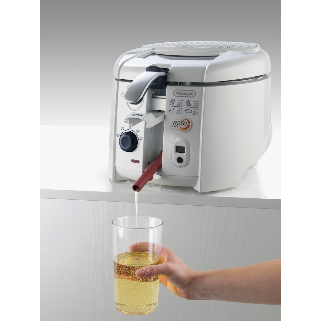 De'Longhi Rotofritteuse »F 28313.W«, 1800 W, Fassungsvermögen 1,1 l