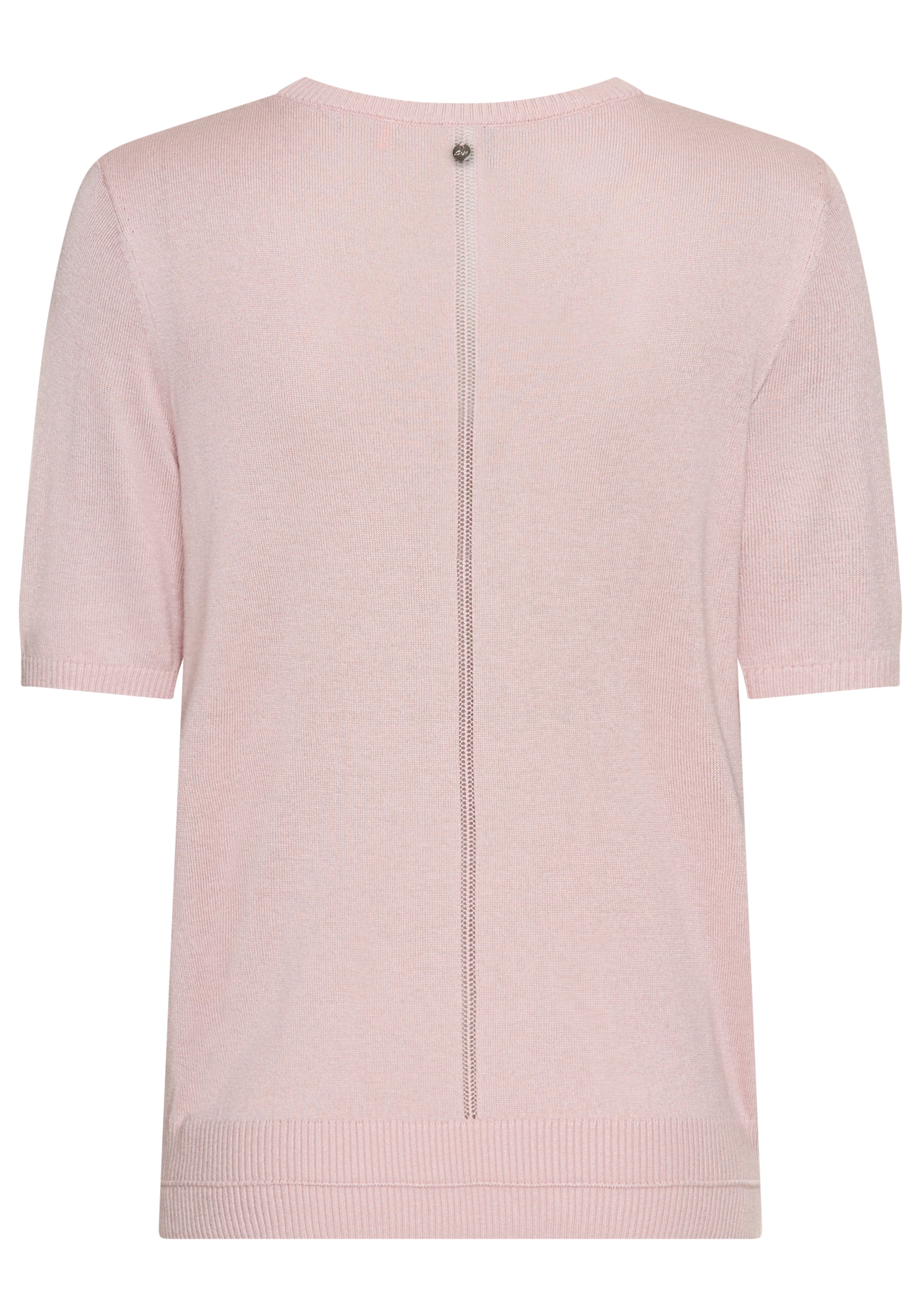 BOSS ORANGE Kurzarmpullover »Fiaffusa Premium Damenmode«, mit dezentem Ajourstrickmuster hinten