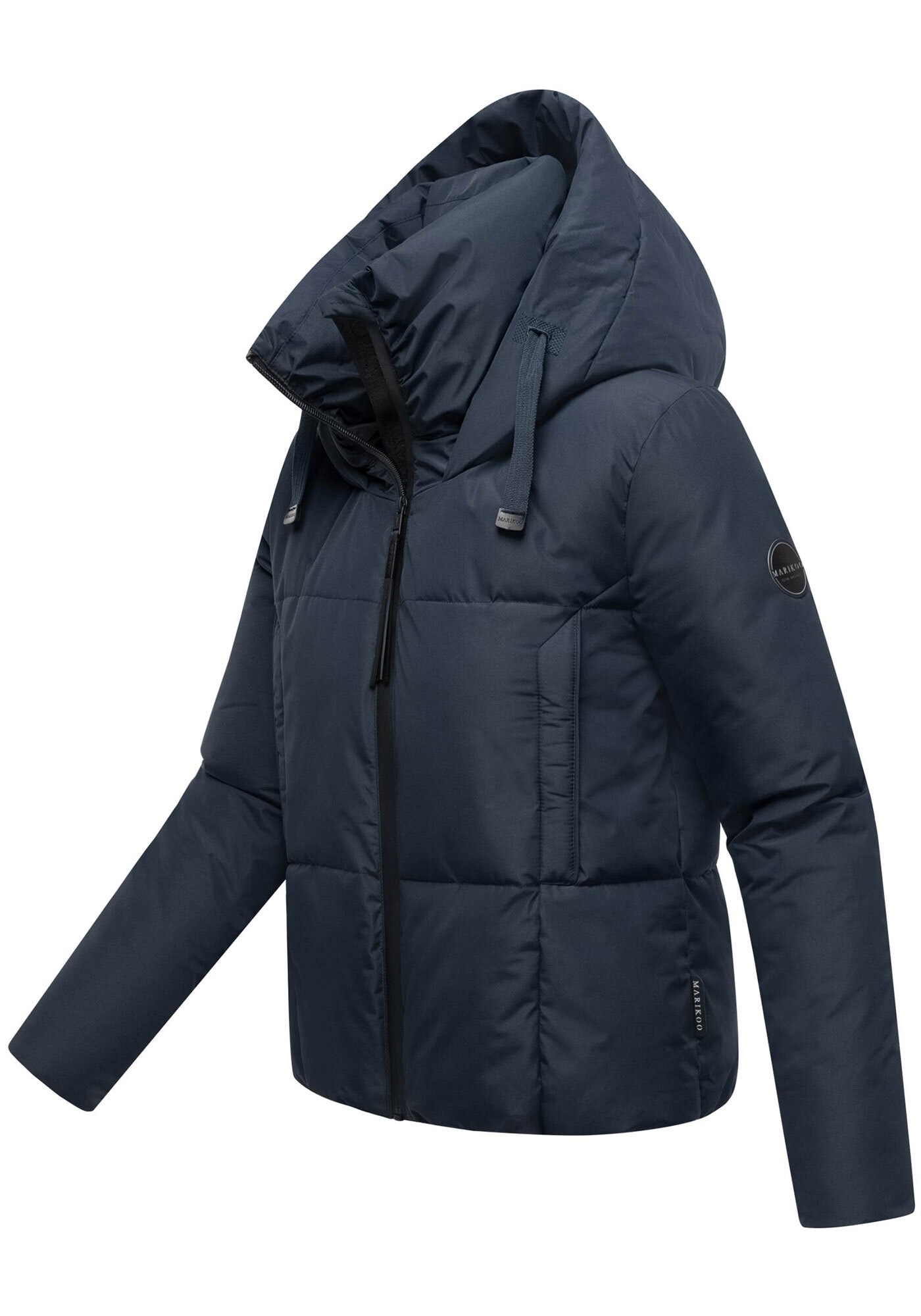 Marikoo Winterjacke »Ninikaa«, kurze Winter Jacke mit extra hohem Windschutzkragen