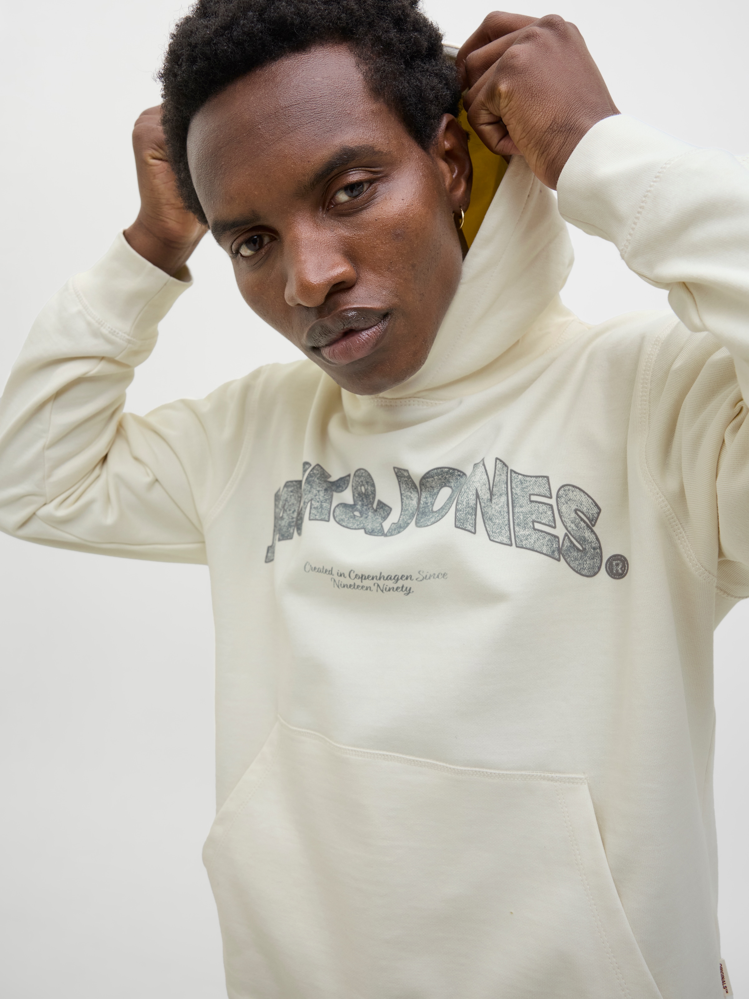 Jack & Jones Kapuzensweatshirt »JORALMERIA SWEAT HOOD«, mit Logo Print