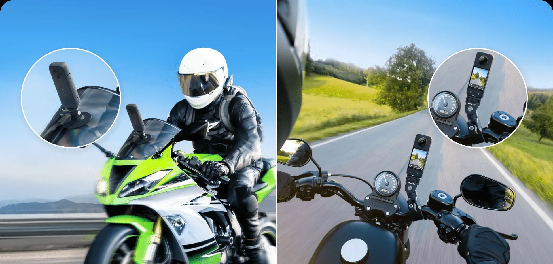 Insta360 Halterung »Motorrad-Kit«
