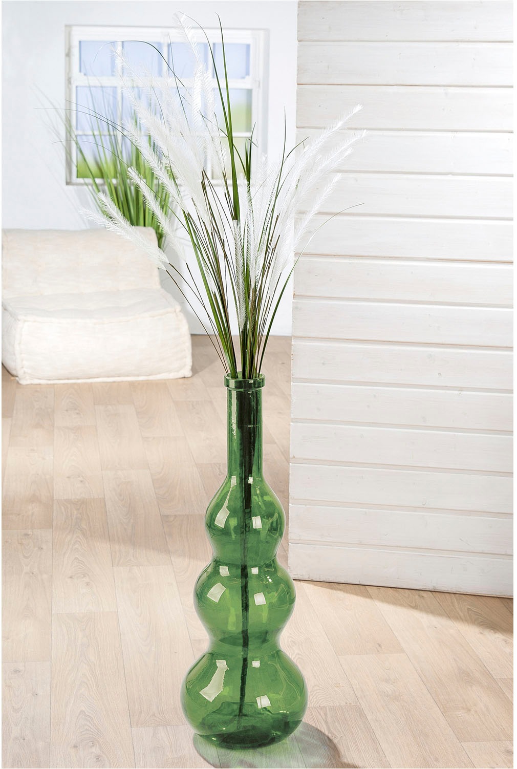 GILDE Bodenvase "Bodenvase bauchig "Balleros" grün", (1 St.) günstig online kaufen