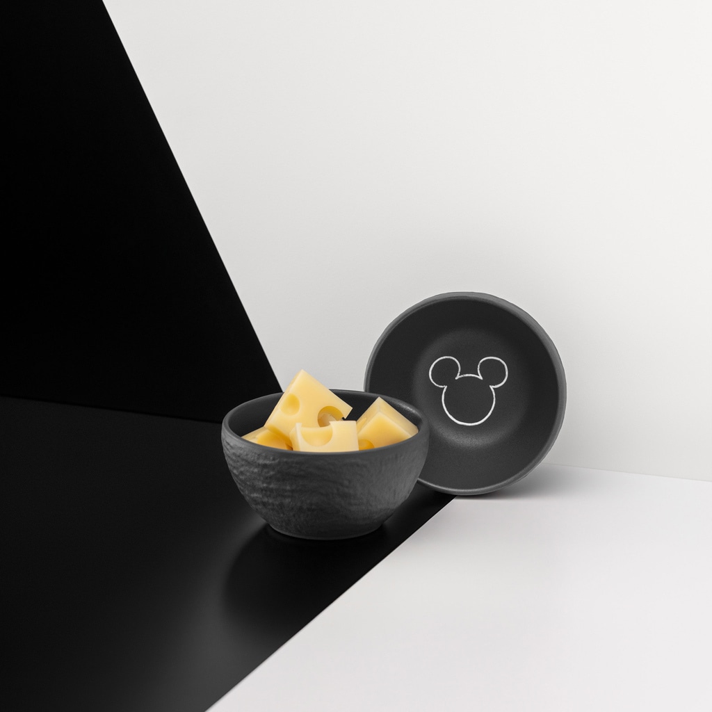 Villeroy & Boch Dipschale »Dipschalen Manufacture Rock - Mickey Mouse ø 7,7 cm 6er Set schwarz« 6 Spülmaschinenfest, Mikrowellensicher