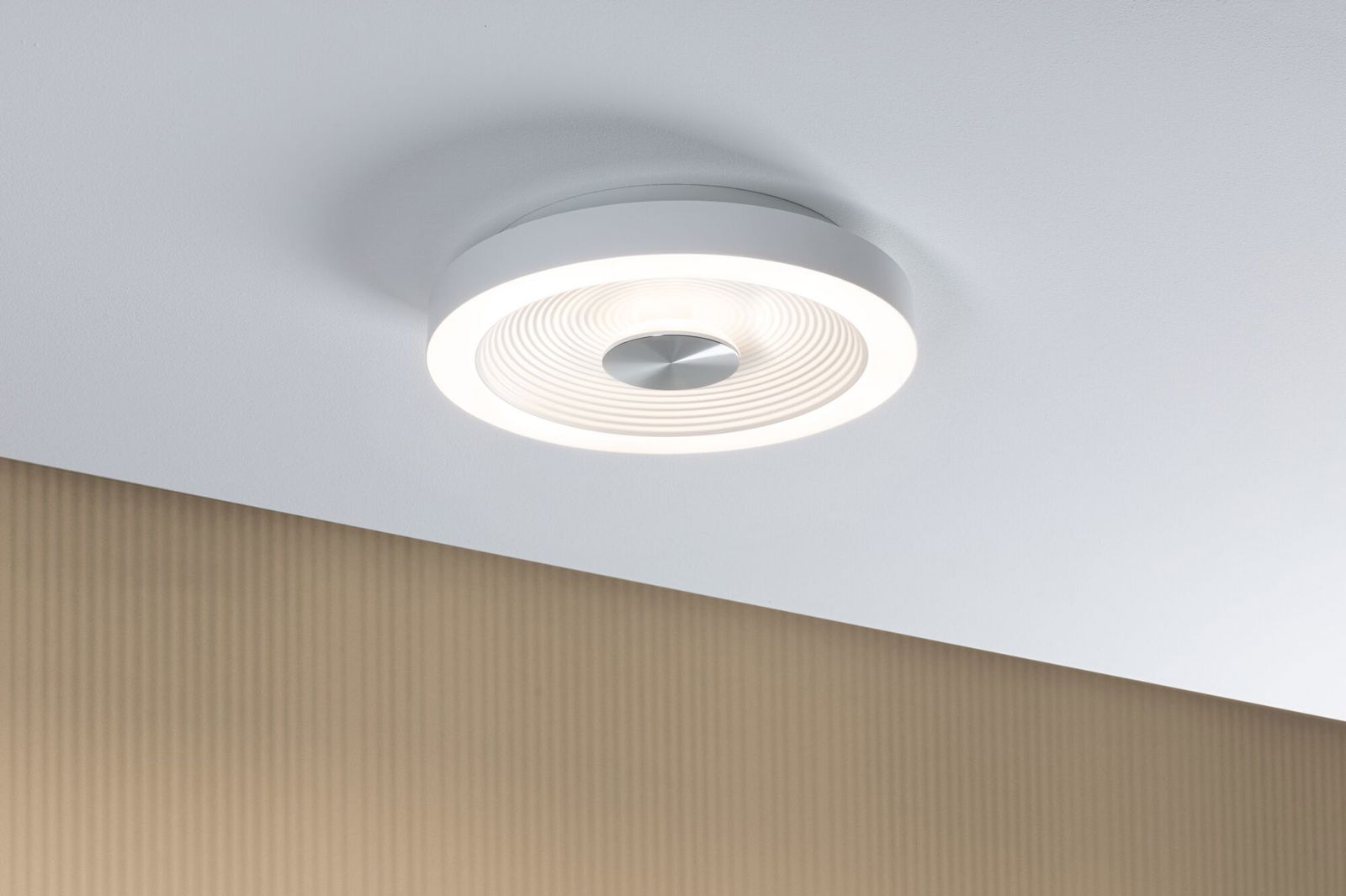 Paulmann LED Deckenleuchte »LED Deckenleuchte Volea IP44 3000K 470lm / 1650lm 230V 3,5 / 1x13W«, 1 flammig, Dimmer
