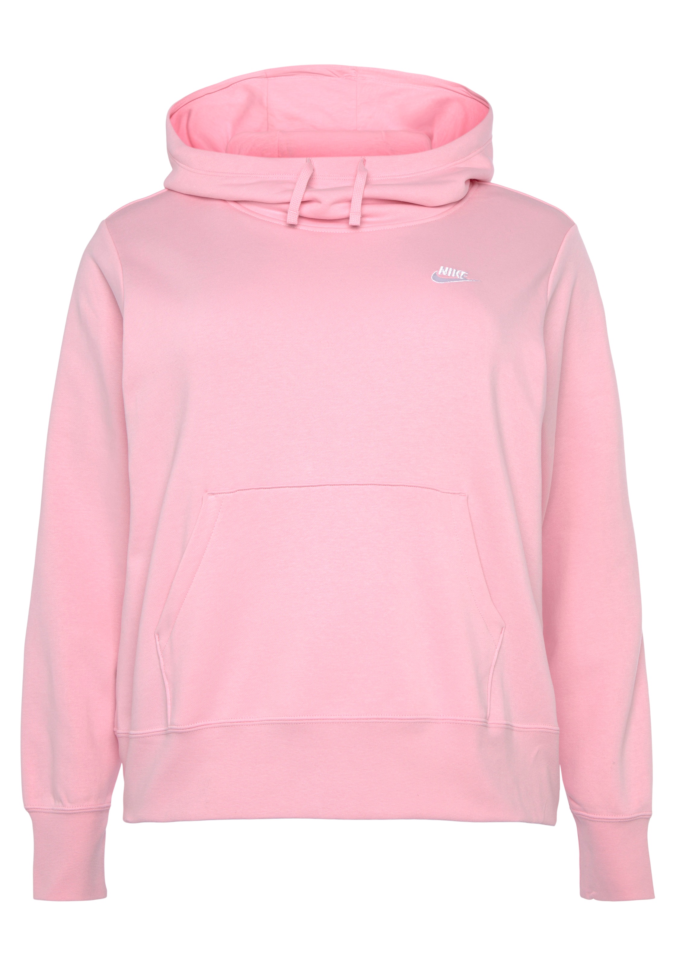 Nike Sportswear Kapuzensweatshirt »W NSW CLUB FLC FNL HOODIE PLUS«