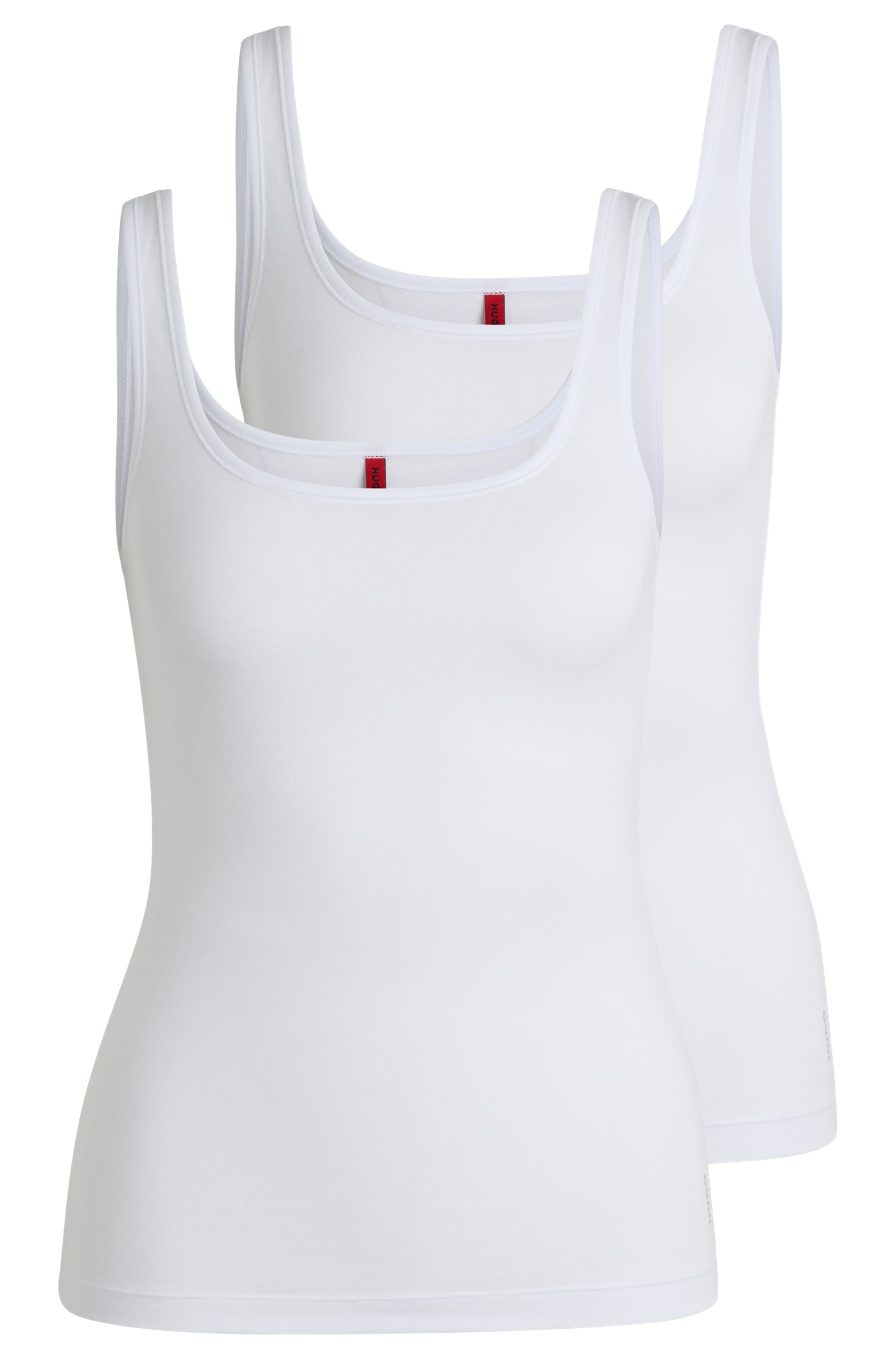 HUGO Underwear Tanktop »TWIN VEST«, (Packung, 2er-Pack), mit vertikalem Logoprint