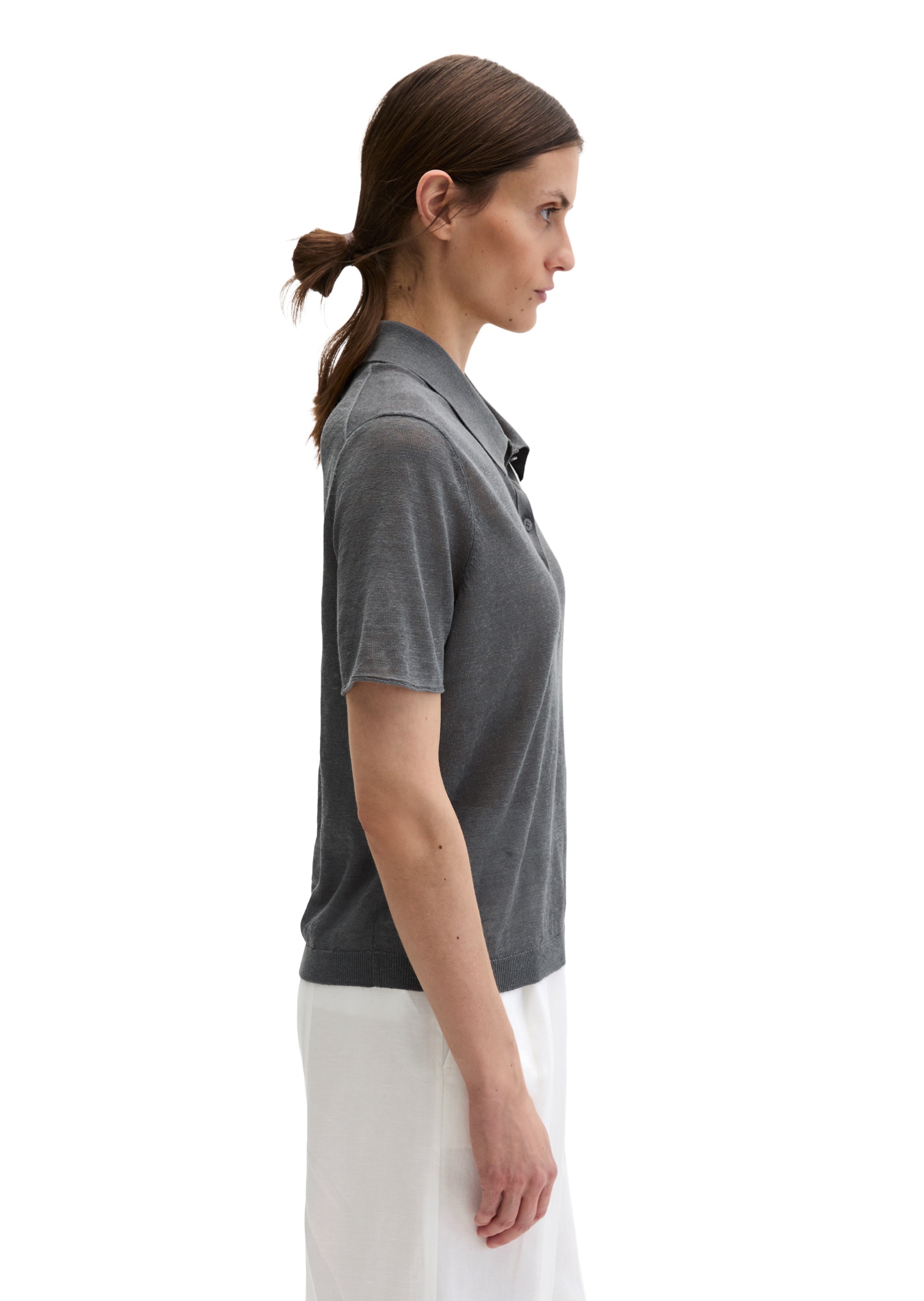 Marc O'Polo Polokragenpullover »aus reinem Leinen«
