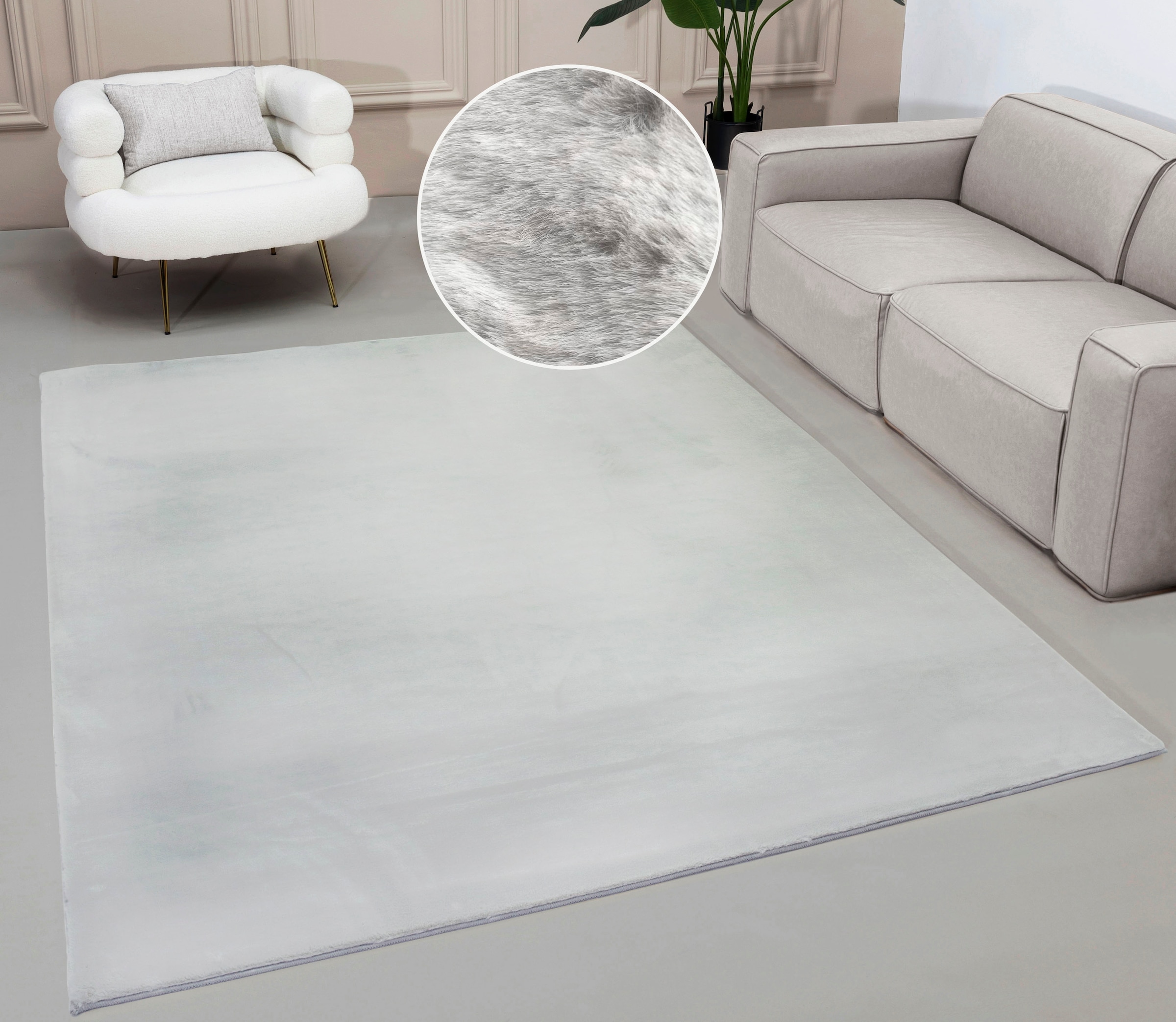 OTTO home Fellteppich "Balu, Kunstfellteppich, Modern, Langflor Teppich" re günstig online kaufen