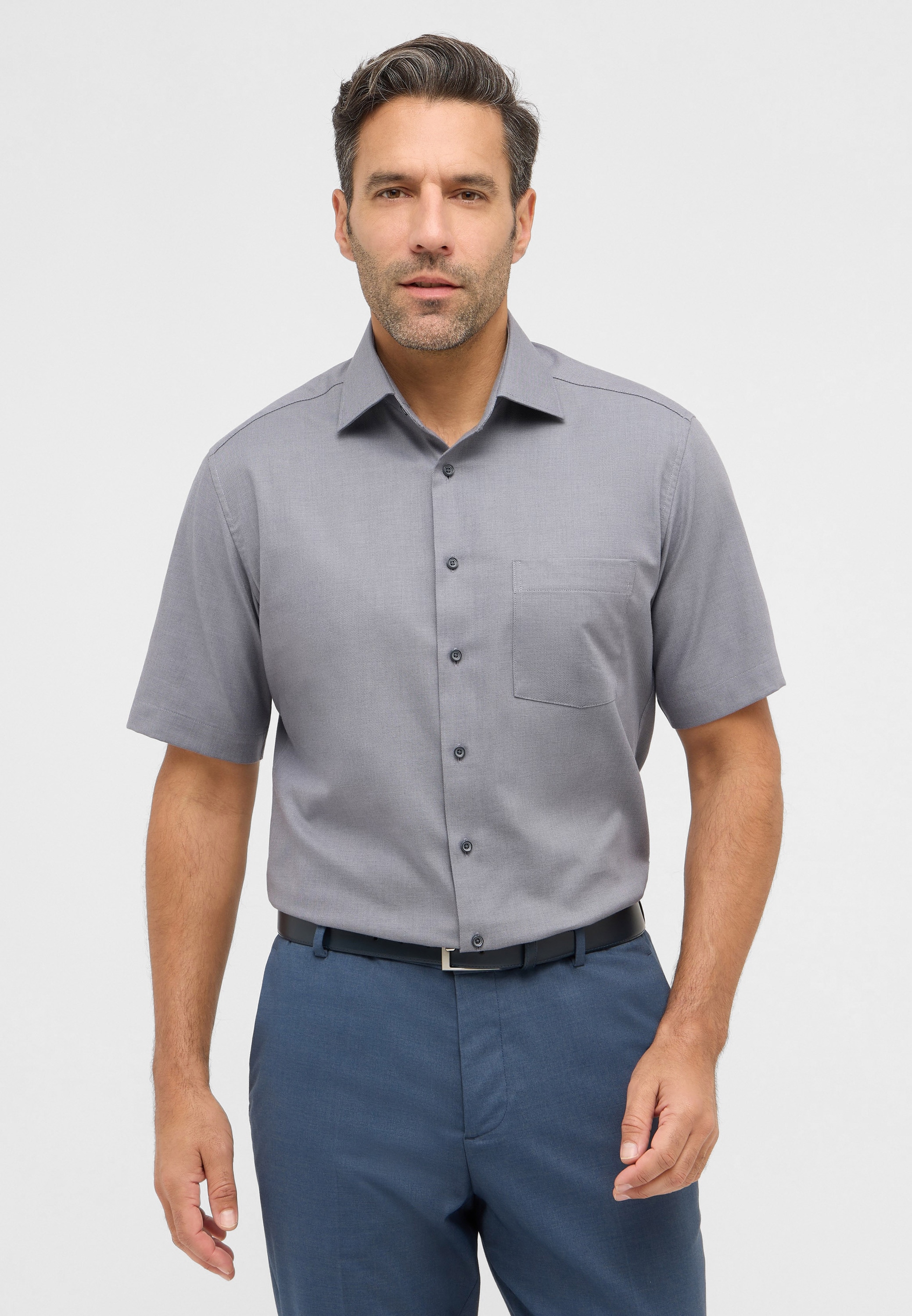Eterna Kurzarmhemd "MODERN FIT", NON IRON (bügelfrei) günstig online kaufen