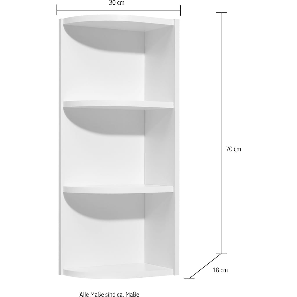 Saphir Eckregal »Quickset 335 Abschlussecke für Hängeschrank, 30,7 cm breit«