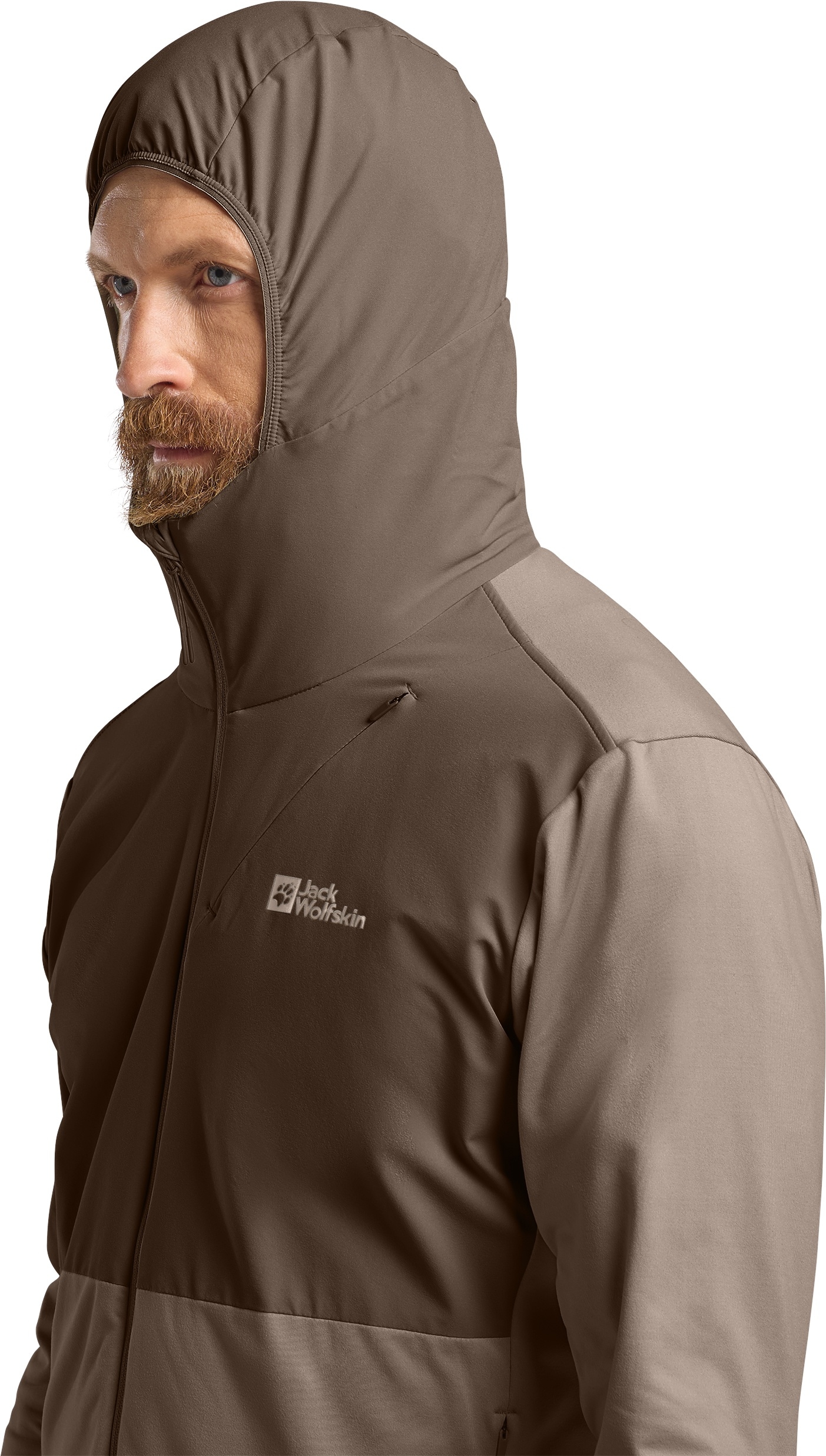 Jack Wolfskin Kapuzenfleecejacke »PRELIGHT TRAIL HOODY M«, mit Kapuze
