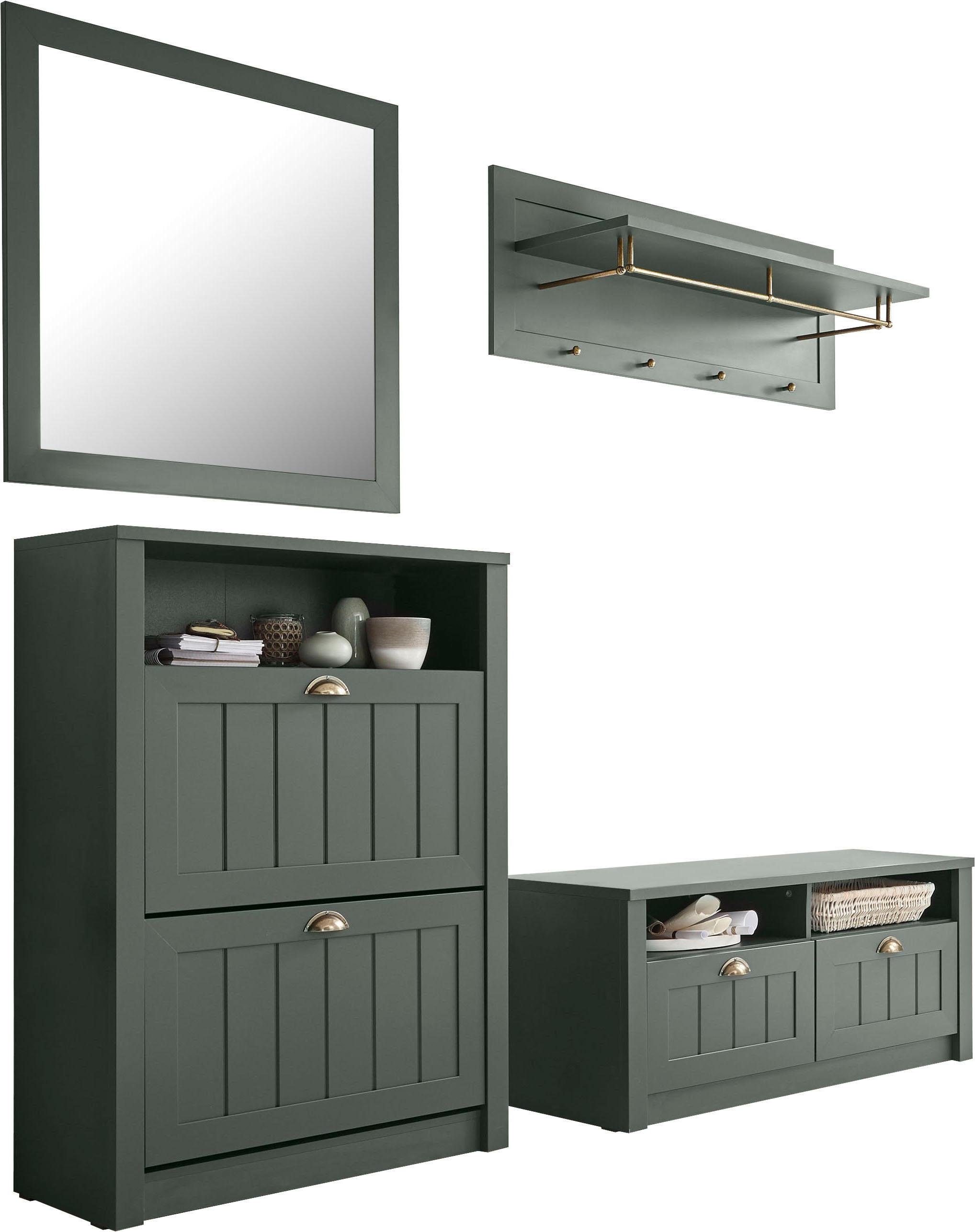 Home affaire Garderobenschrank-Set "ASCOT", 4-teilig