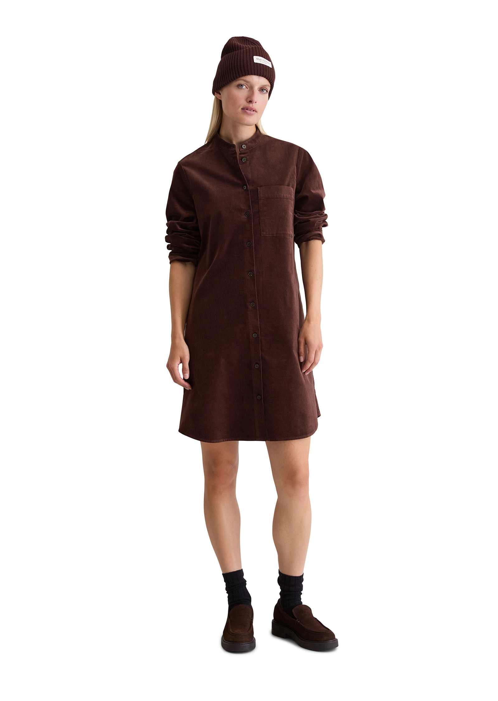 Marc O'Polo Hemdblusenkleid »aus Organic Cotton Stretch«