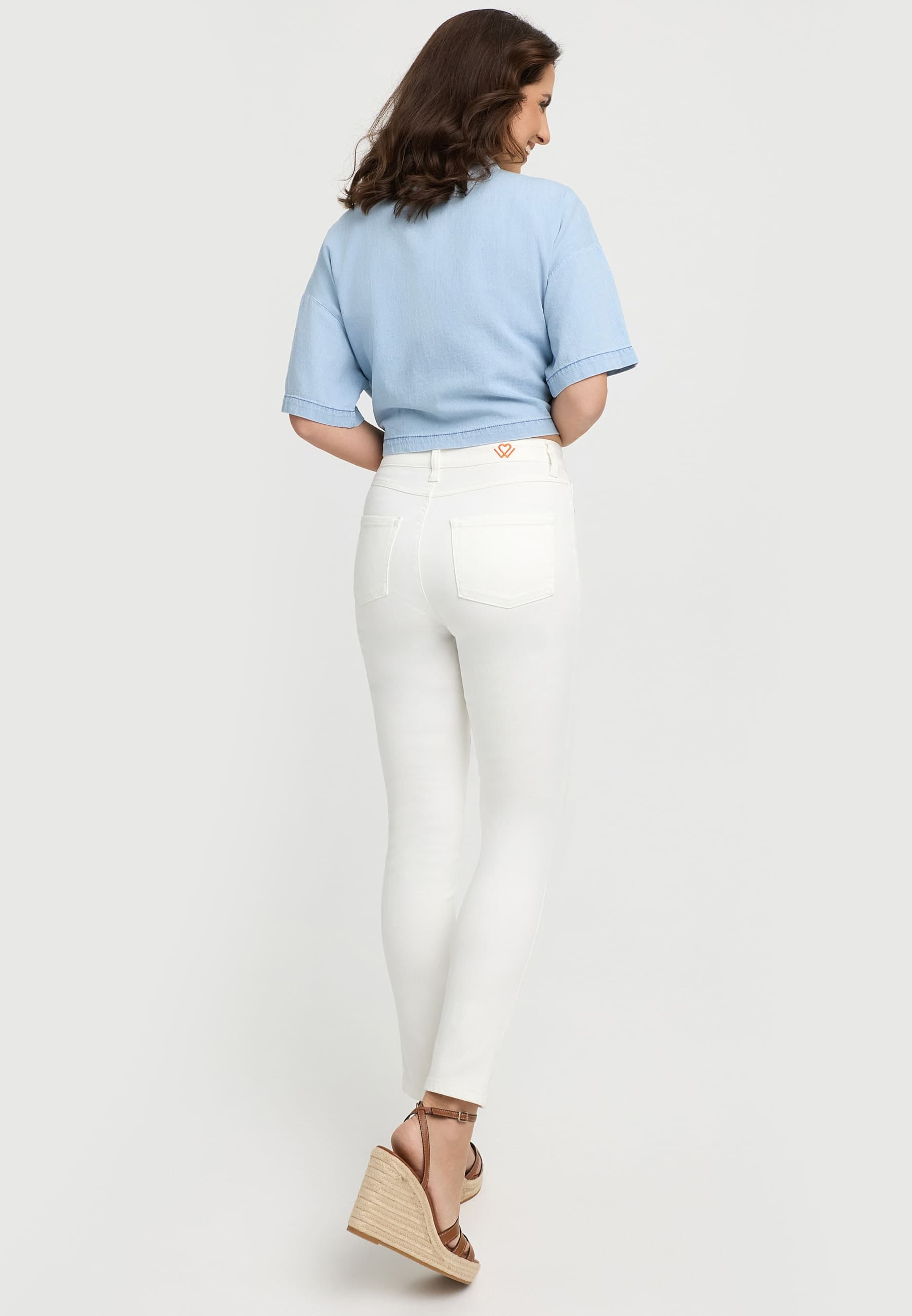 wonderjeans High-waist-Jeans »Skinny WH72/82«, in körperbetonter Passform