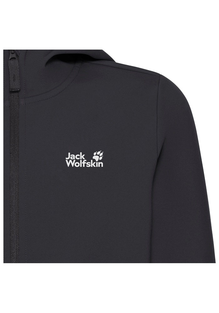 Jack Wolfskin Softshelljacke »FOURWINDS JACKET KIDS«, mit Kapuze