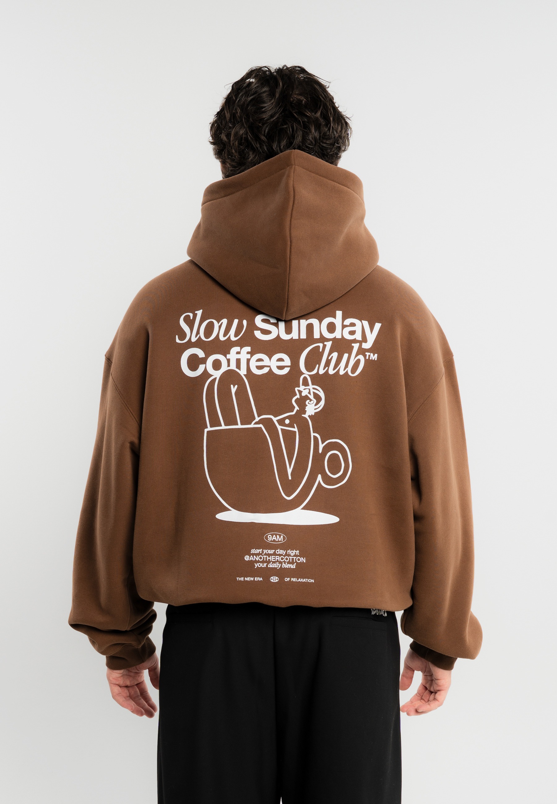 Another Cotton Lab Hoodie »Another Cotton Lab Slow Sunday Coffee Club Hoodie«, 1
