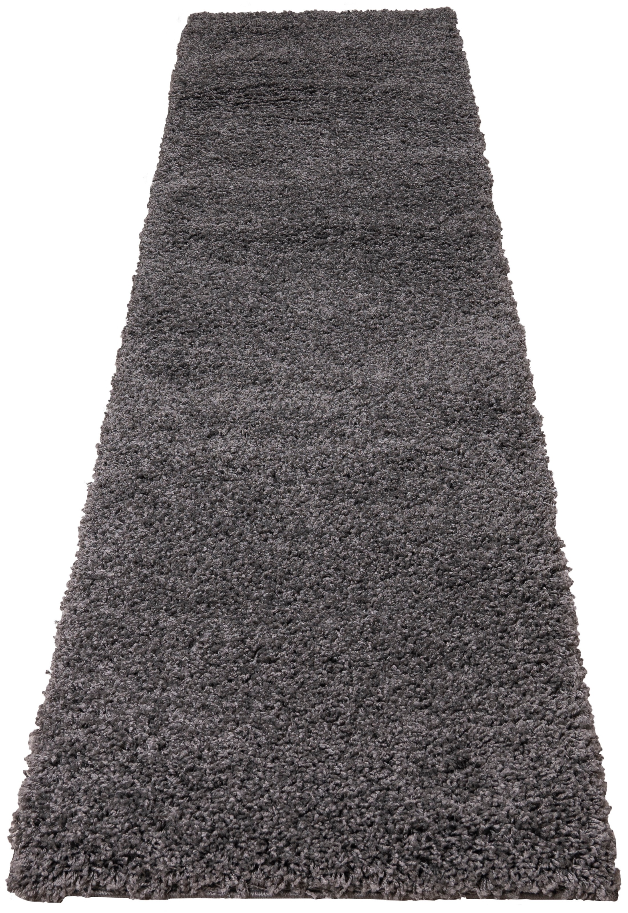 Hochflor-Teppich OTTO HOME "Viva Shaggy, in Standard- und Premium-Qualität, 30 mm oder 45 mm Höhe" Gr. 11, grau (stone), B:67cm H:30mm L:230cm, Kunstfaser, Teppiche, Uni Farben, einfarbig, besonders weich und kuschelig, Kundenliebling 3