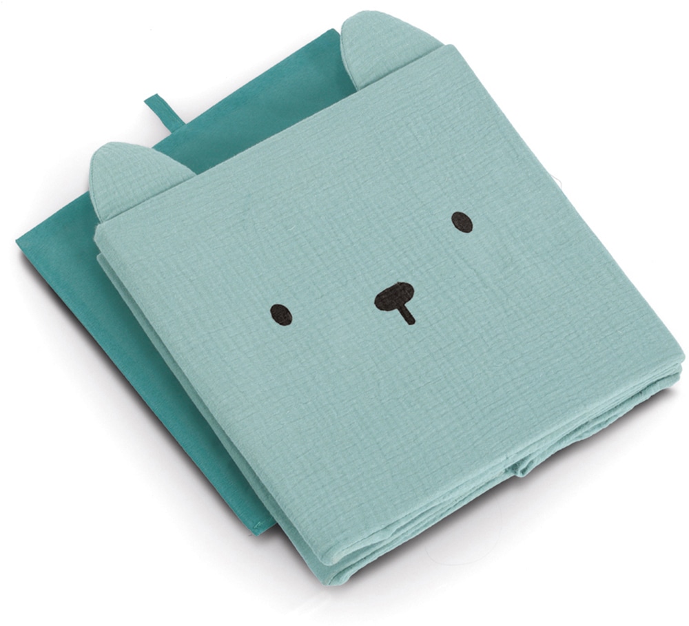 Zeller Present Aufbewahrungsbox »"Bär", Musselin«, Tiermotiv, kinderfreundlich, faltbar