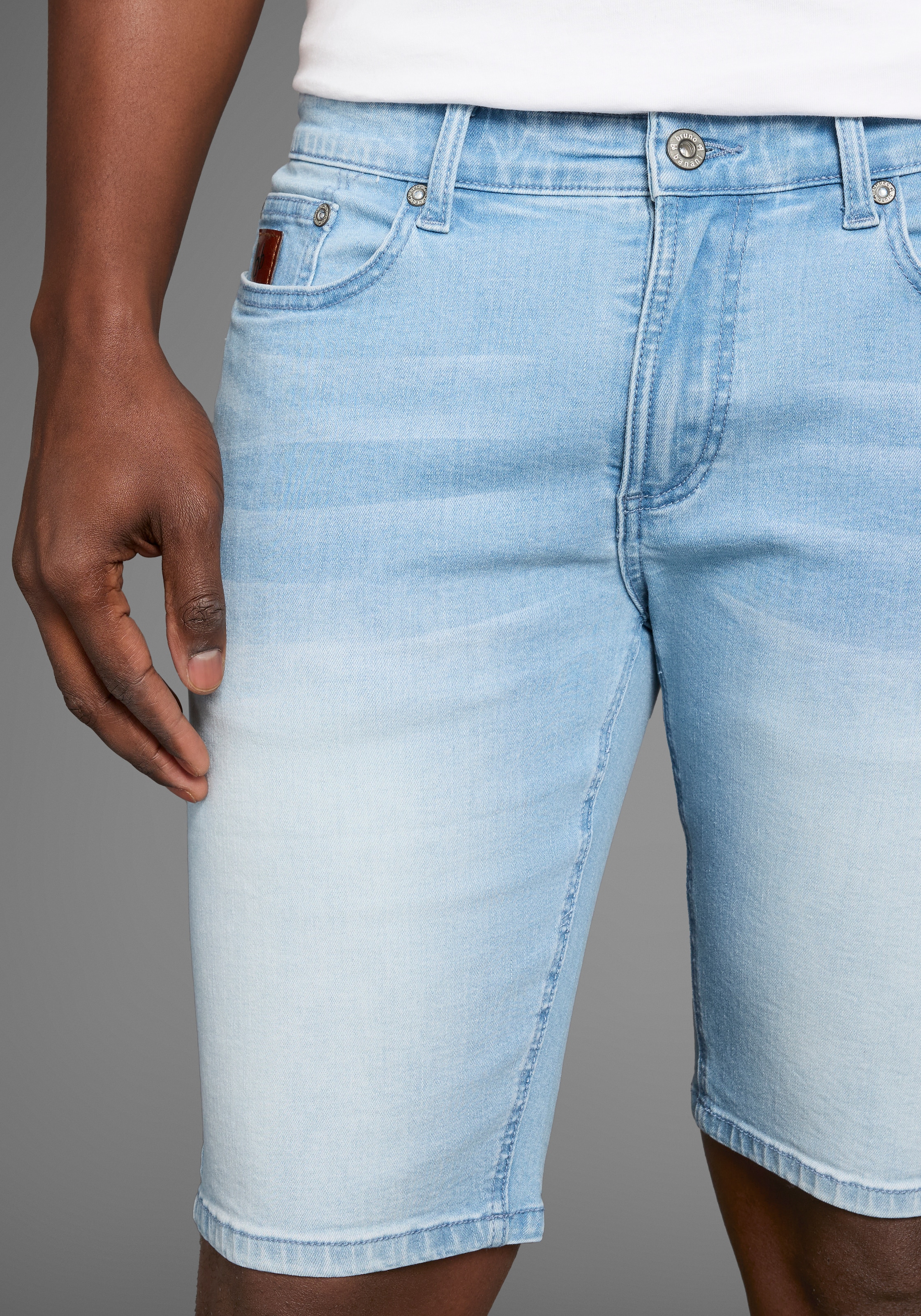 Bruno Banani Jeansshorts »Hutch-Shorts«, niedrige Leibhöhe