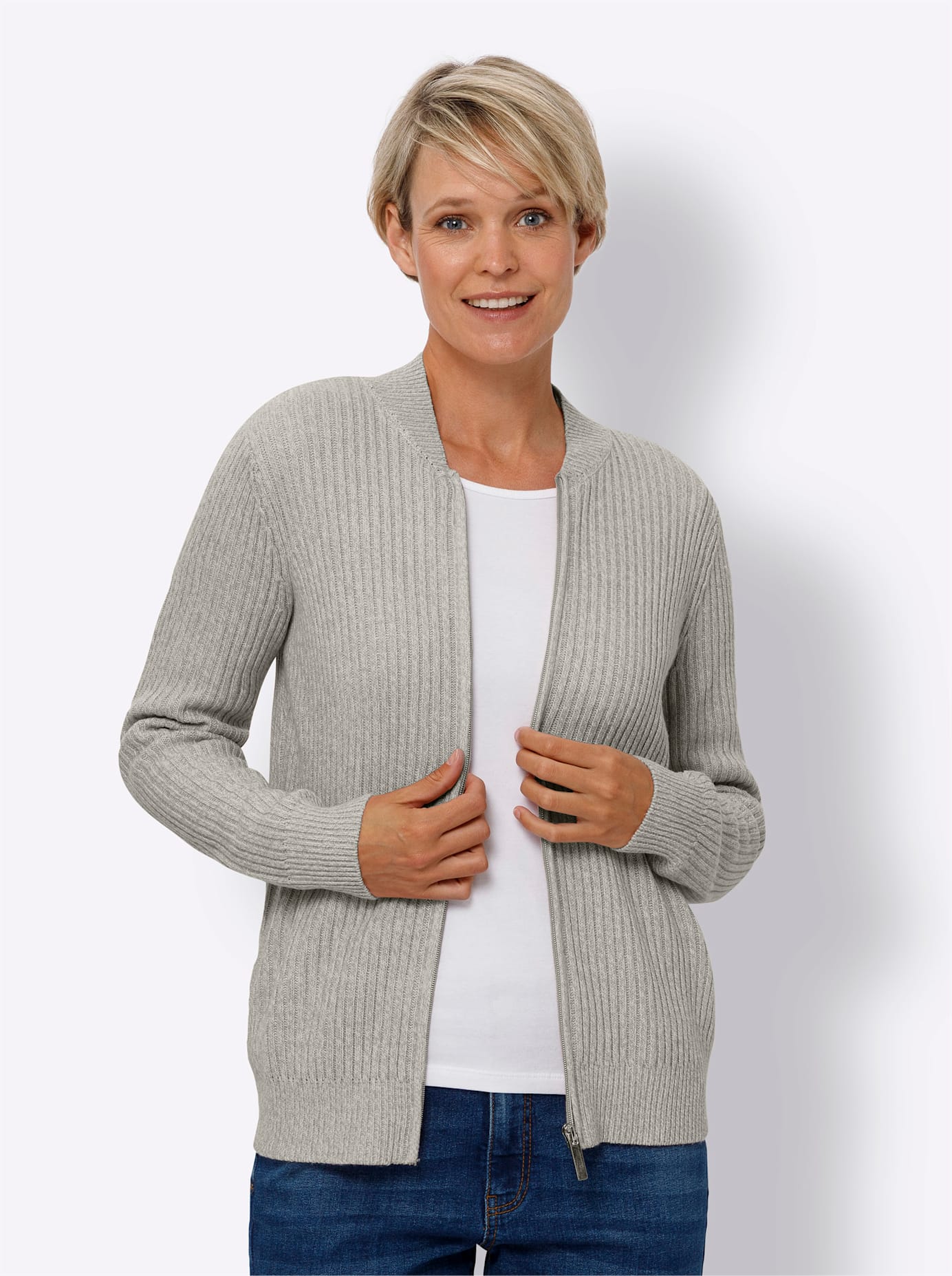Classic Basics Strickjacke