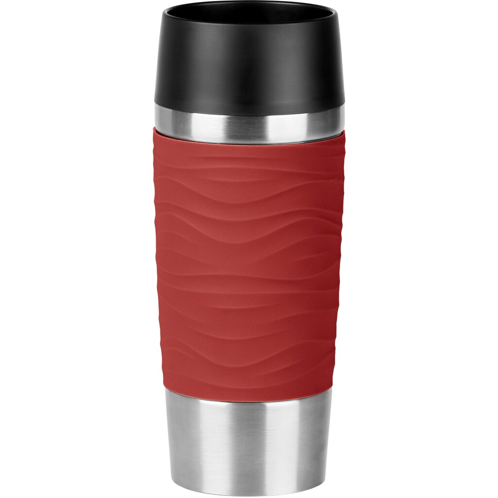 Emsa Thermobecher »Travel Mug Wave«, hält Getränke bis zu 4 Stunden heiß oder 8 Stunden kalt