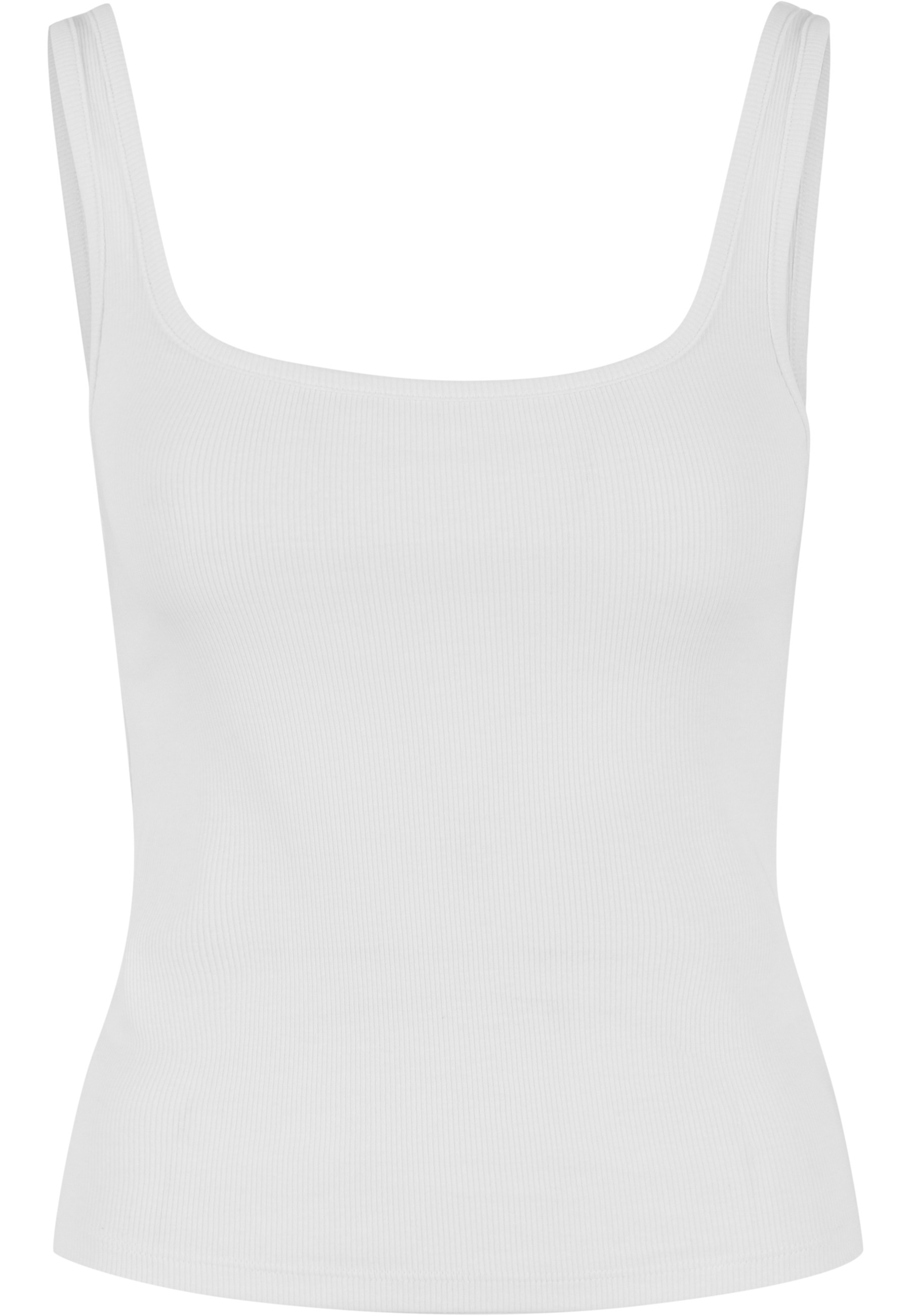 URBAN CLASSICS Tanktop "Urban Classics Ladies Wide Neck Rib Top 2-Pack" günstig online kaufen