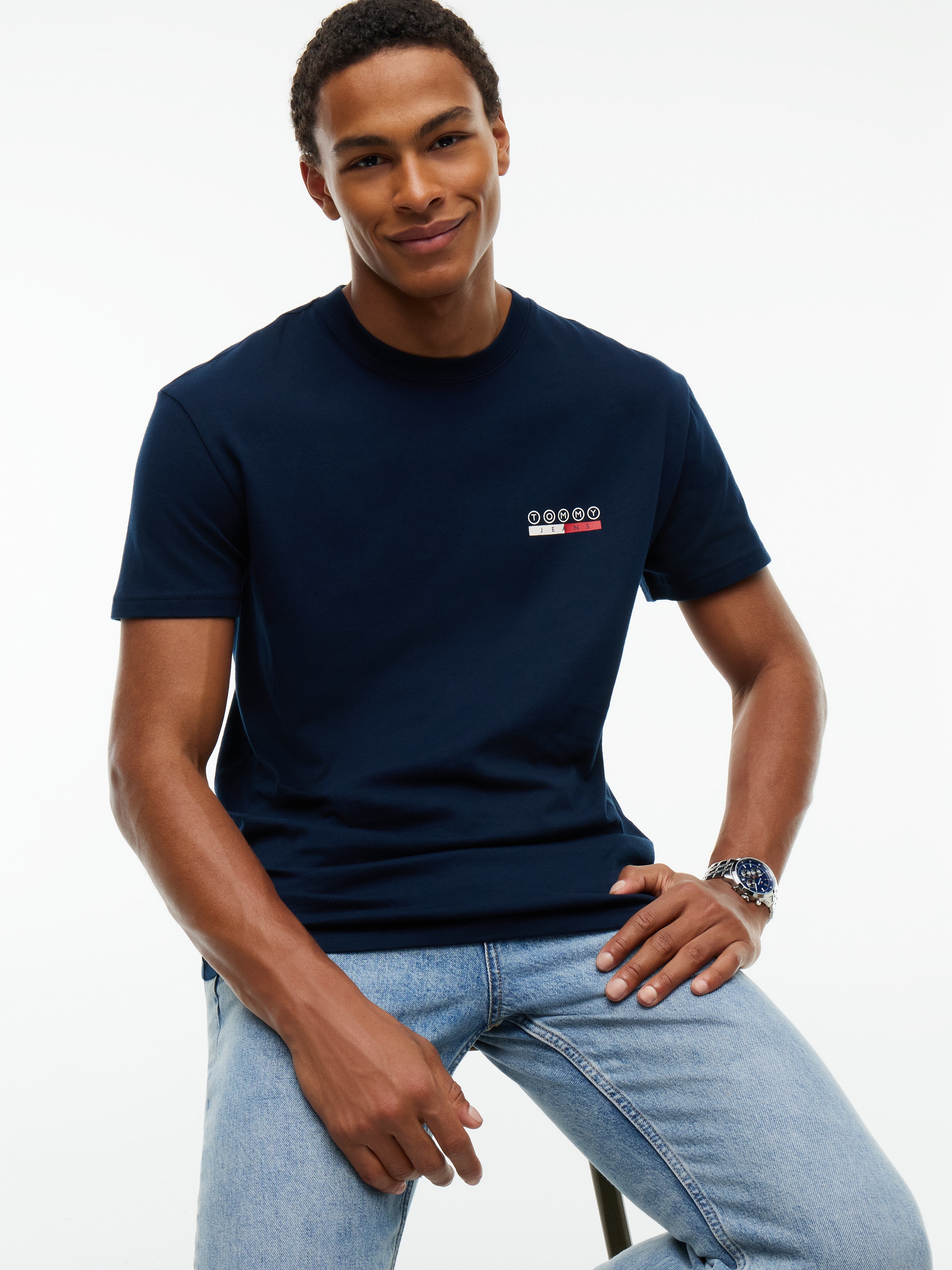 Tommy Jeans »REGULAR PLAY TEE« Regular fit mit Rundhalsausschnitt