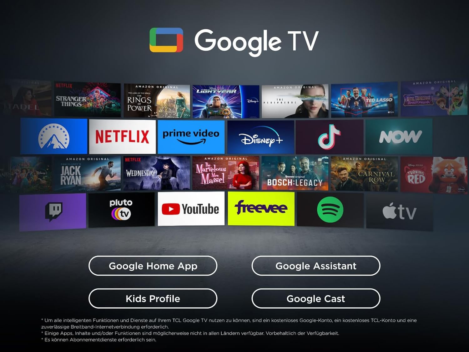 TCL QLED-Fernseher »85T69CX1« 215 cm/85 ″