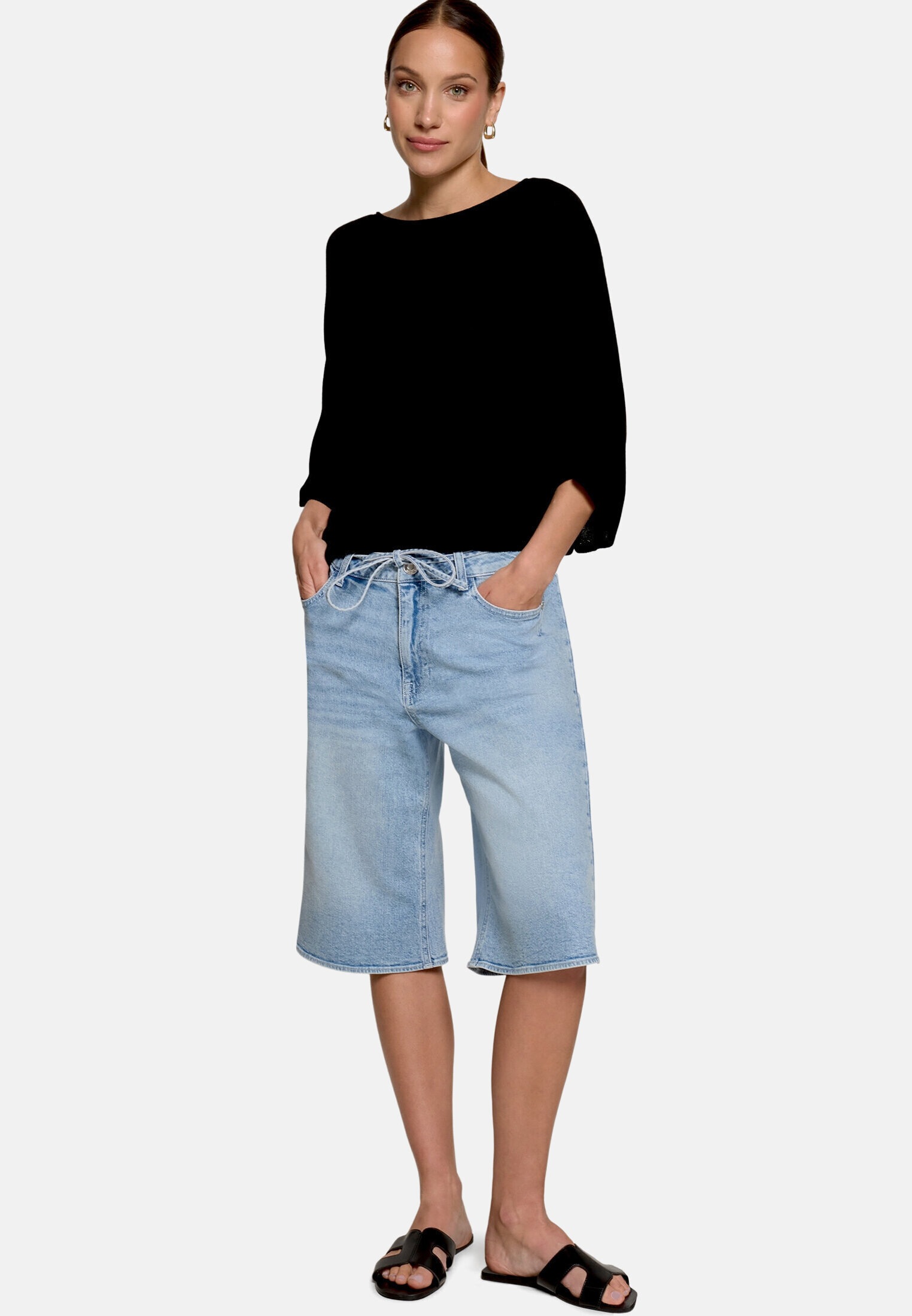 Zero Kurzarmshirt "Damen mit Fledermausärmeln" 1 Plain/ ohne Details