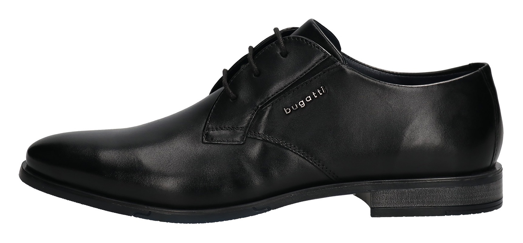 bugatti Schnürschuh, Businesschuh, Abendschuh, Festtagsschuh mit seitlichem Logoemblem