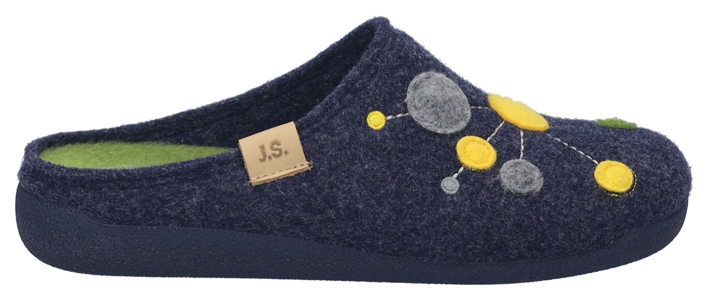 Josef Seibel Hausschuh »Cara 02«, Pantoffel, Slipper mit bunter Verzierung