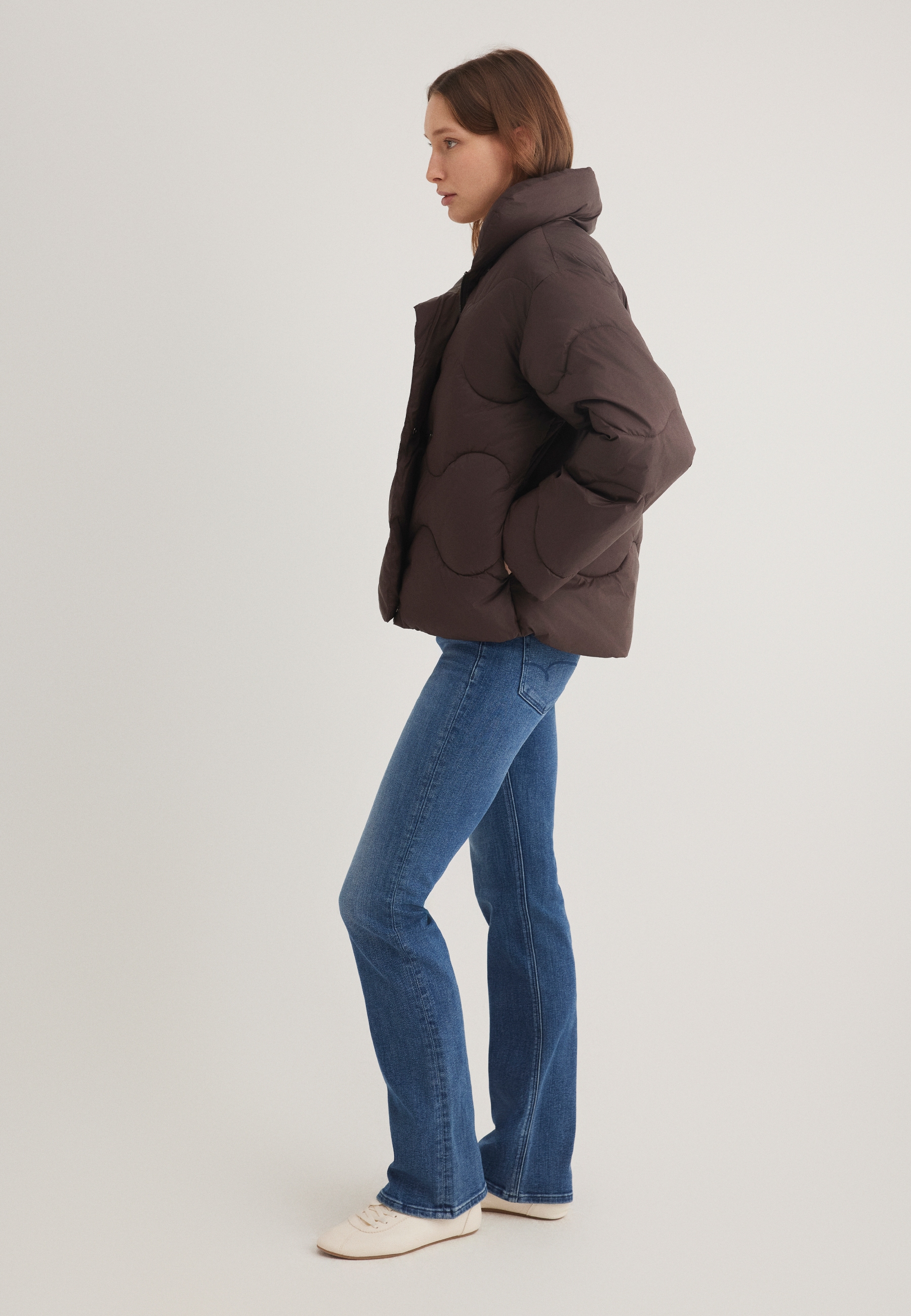 Mavi Blouson »HIGH COLLAR JACKET«, Kurze Steppjacke