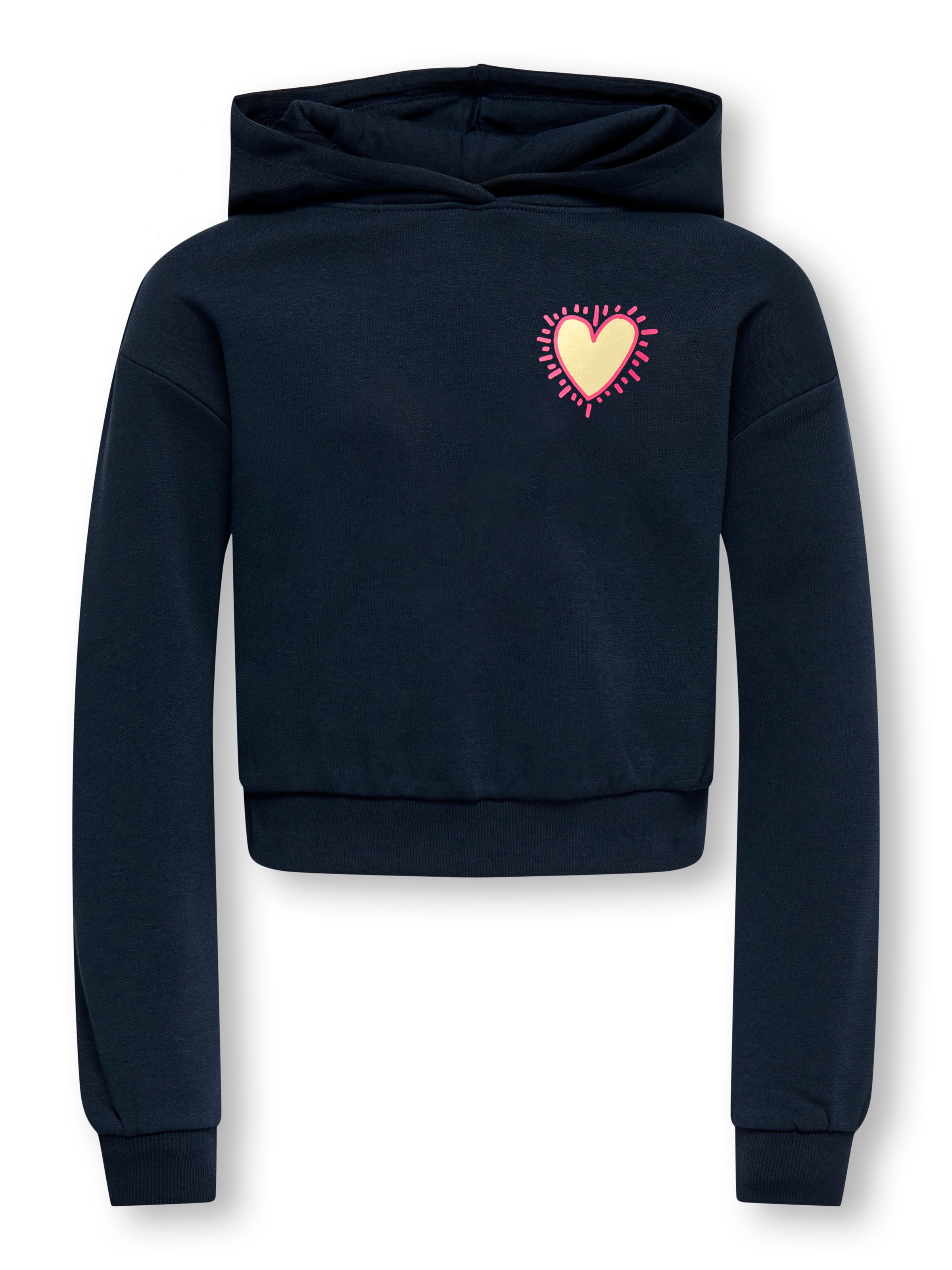 Thumbnail - KIDS ONLY Kapuzensweatshirt "KOGCOOPER LIFE LOV E LS HOOD FR SWT", mit unterschiedlichen Motiven, je nach Bodyfarbe
