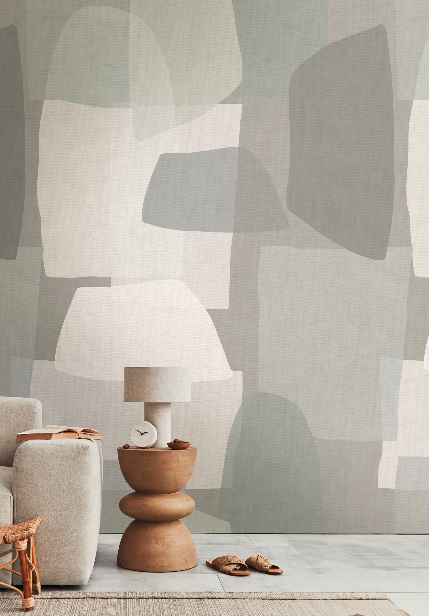 living walls Vliestapete »Blätter-Tapete Filigrane Zweige zeitgemäß Vlies« matt glatt