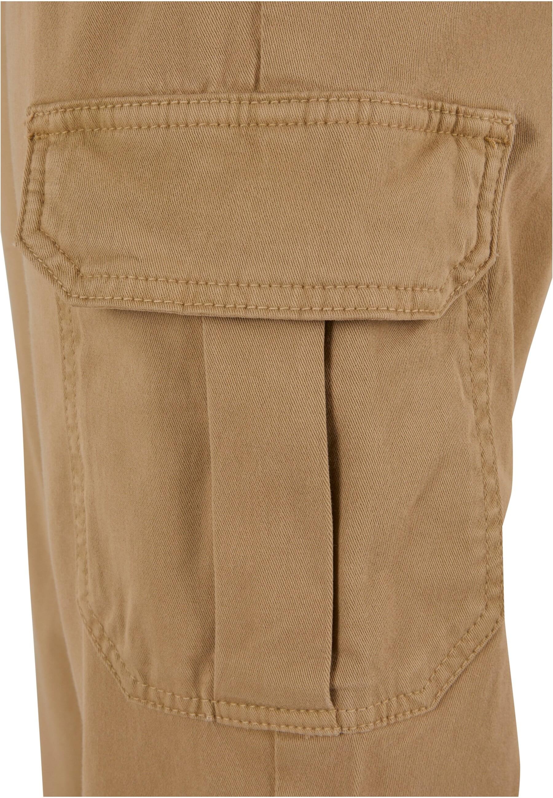 URBAN CLASSICS Cargohose »Urban Classics Damen Ladies High Waist Twill Cargo Pants«, (1 tlg.)