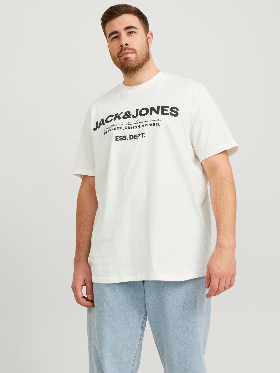 Jack & Jones PlusSize Kurzarmshirt "JJGALE TEE SS O-NECK PLS"