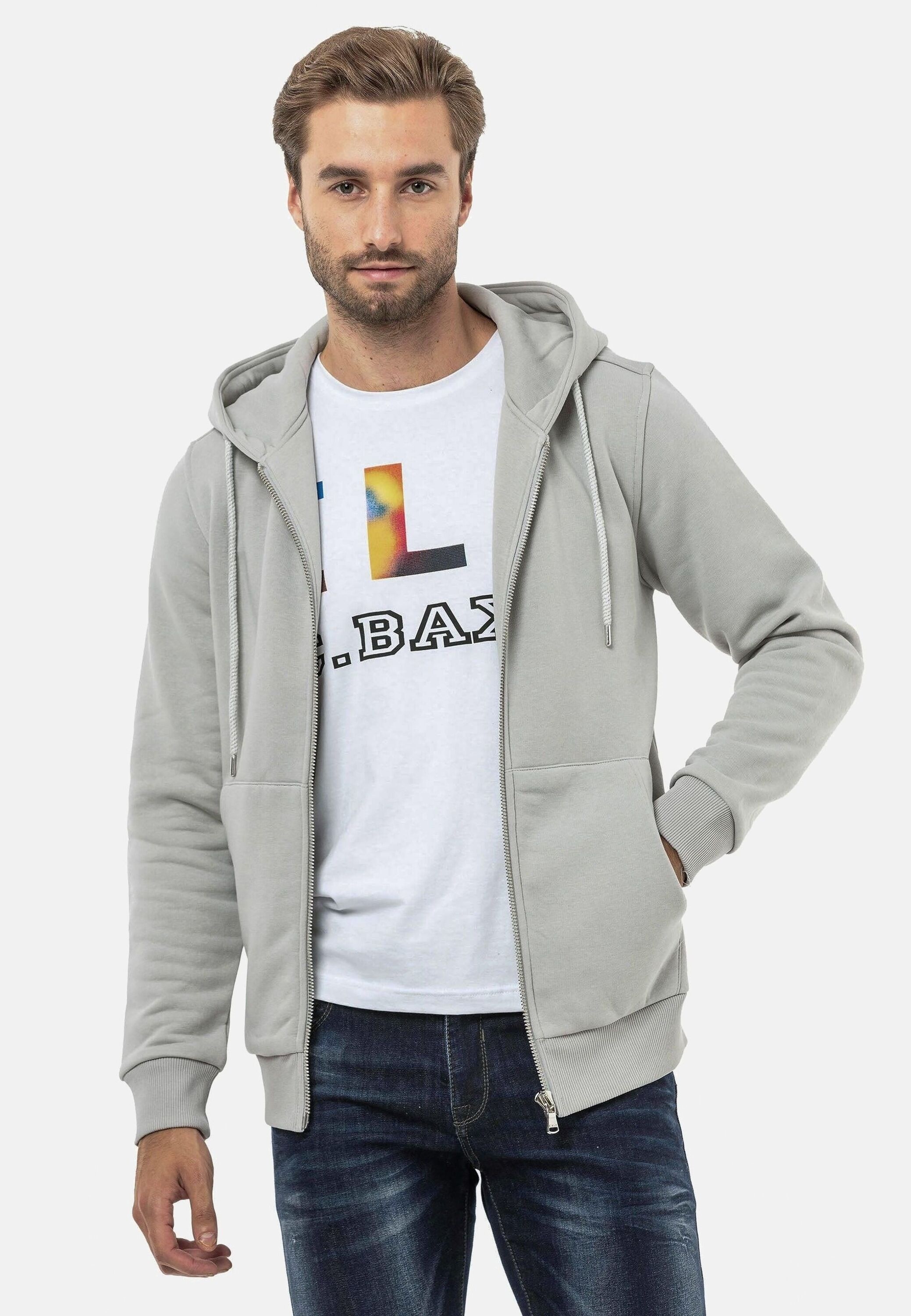 Cipo & Baxx Sweatjacke "Jacken" 1 Stk. mit Kapuze, CL556 günstig online kaufen