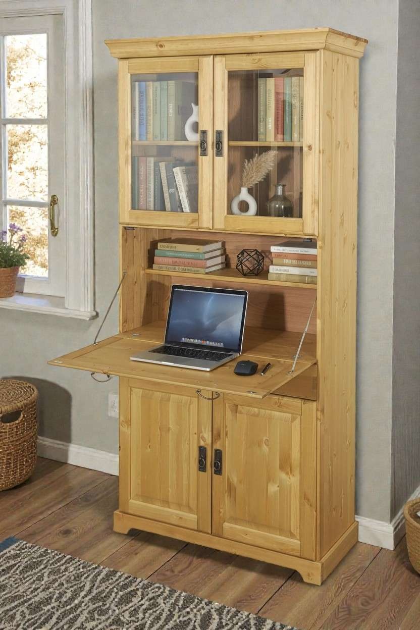 OTTO home Sekretär "Rügen" aus massiver Kiefer, Breite 94 cm, made in EU günstig online kaufen