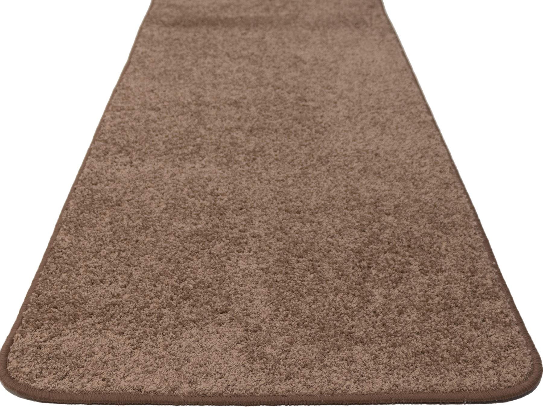 Teppich "Teppich MUMBAI", braun, B:120cm H:13mm L:170cm, Polypropylen (PP), PRIMAFLOR-IDEEN IN TEXTIL, Teppiche, Teppich, weicher Kurzflor, Uni Farben, ideal im Wohnzimmer & Schlafzimmer