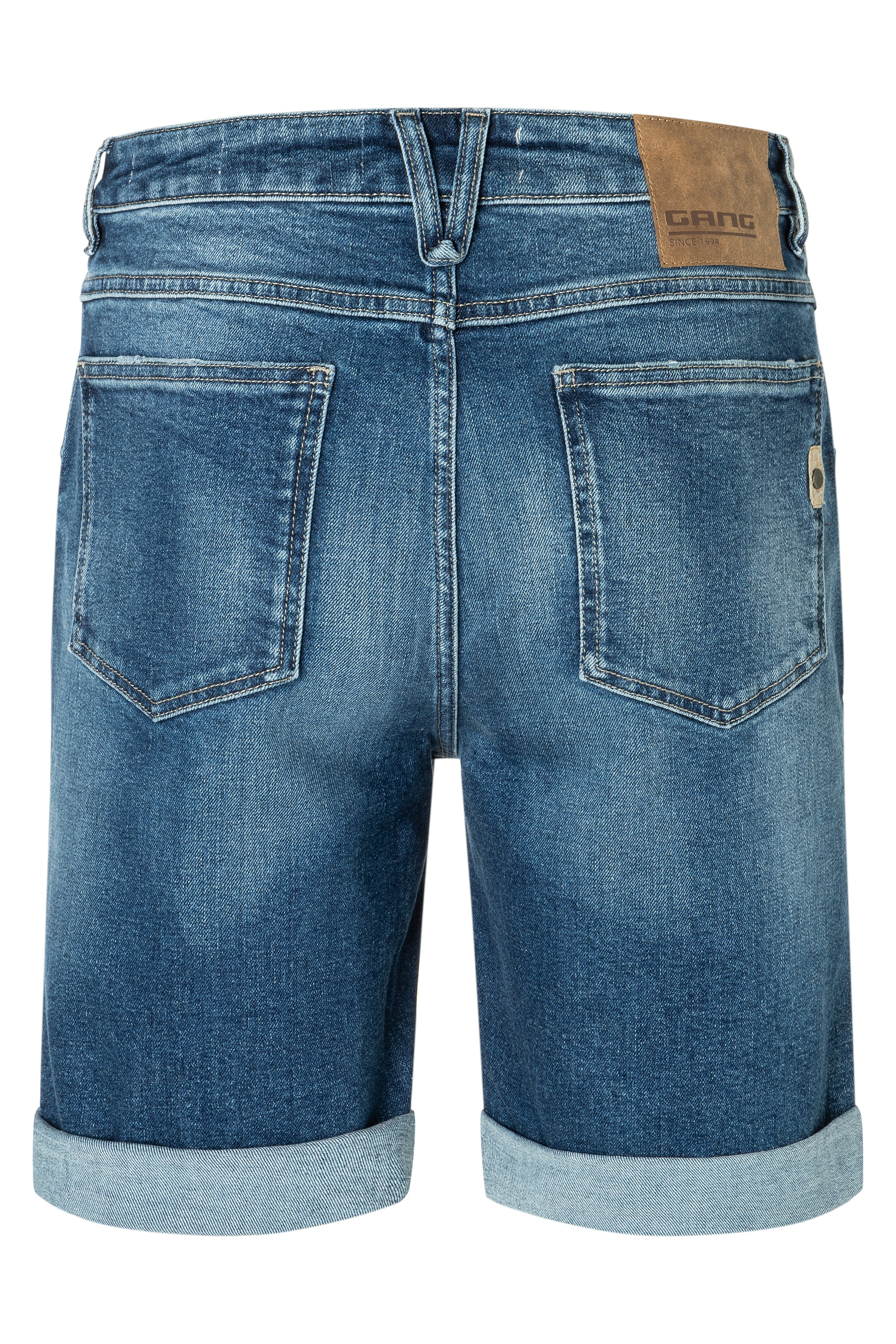 GANG Jeansshorts »94MARCO«, mit Doppelbunddetail