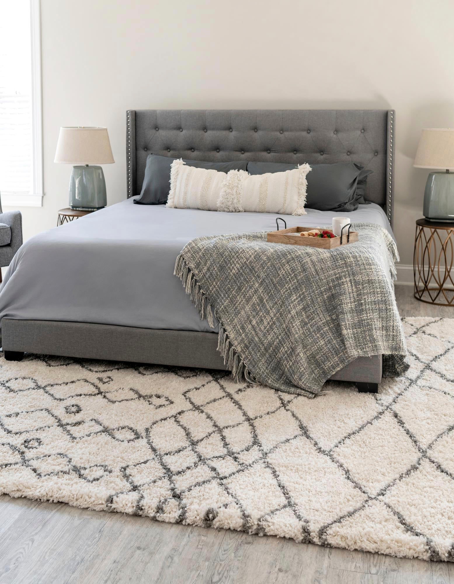 Myflair Möbel & Accessoires Hochflor-Teppich »Temara Shag, LAGERRÄUMUNG« rechteckig 51 mm Höhe gewebt, Scandi Design, ideal im Wohnzimmer & Schlafzimmer
