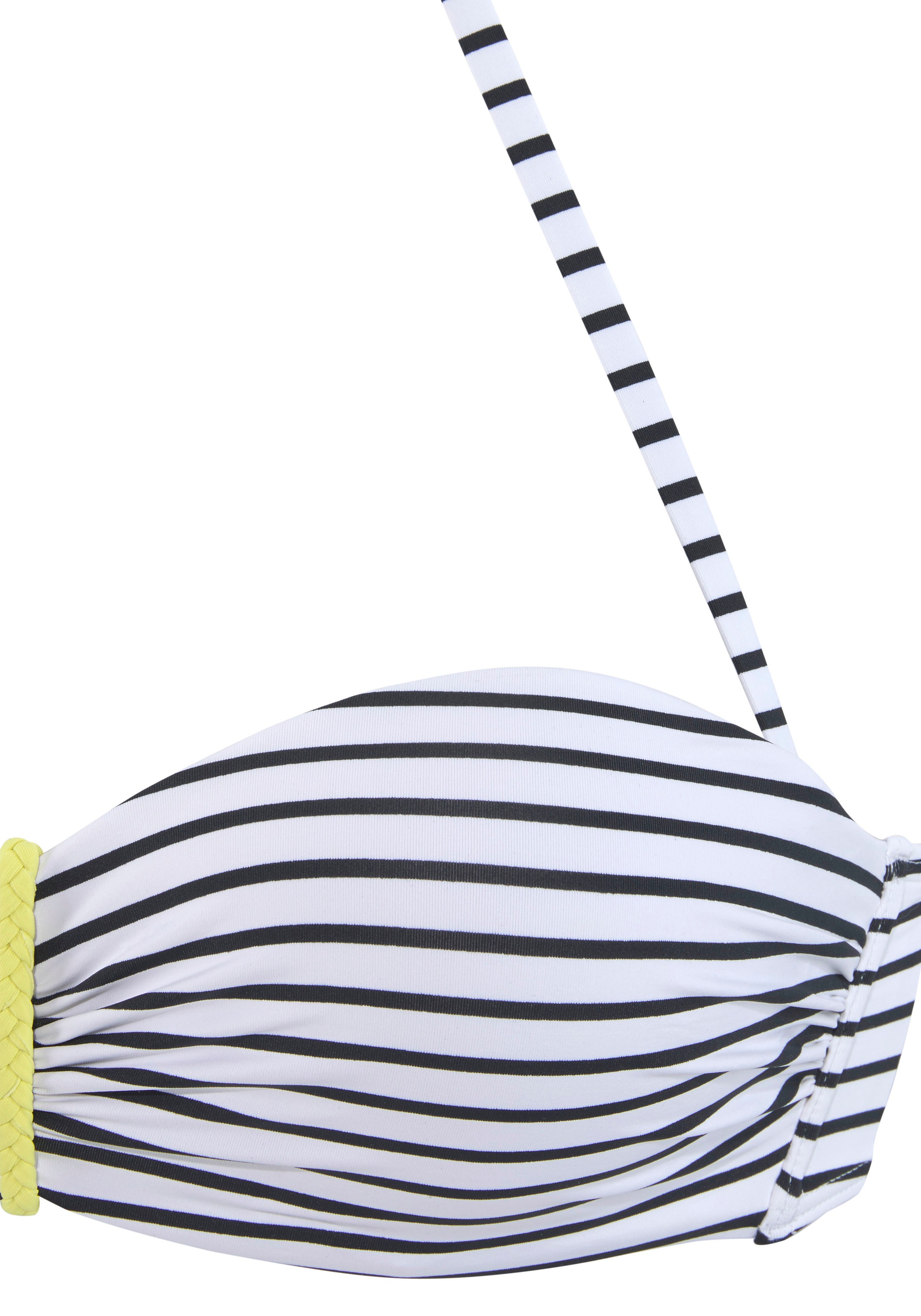 Venice Beach Bügel-Bandeau-Bikini-Top »Camie«, im coolen Streifenlook