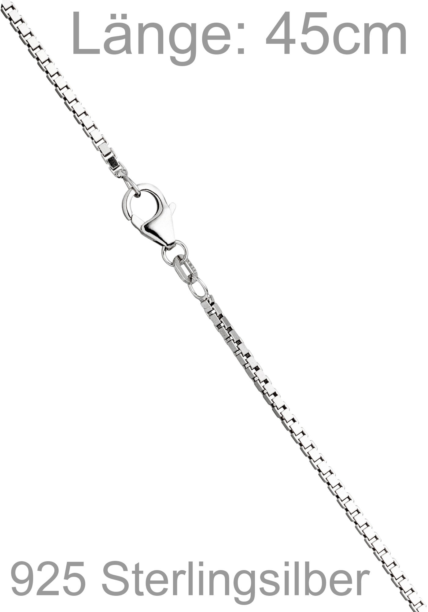 JOBO Silberkette »Venezianerkette 1,8 mm« 925 Silber