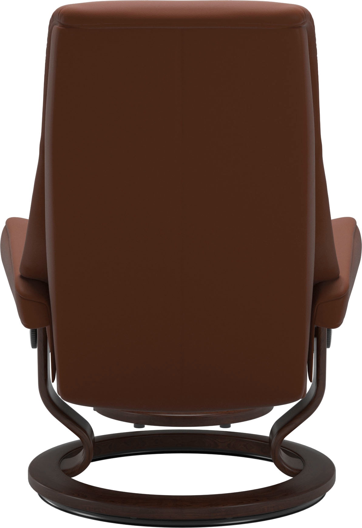 Stressless® Relaxsessel »View«, (Set, Relaxsessel mit Hocker), mit Classic Base, Größe S,Gestell Braun