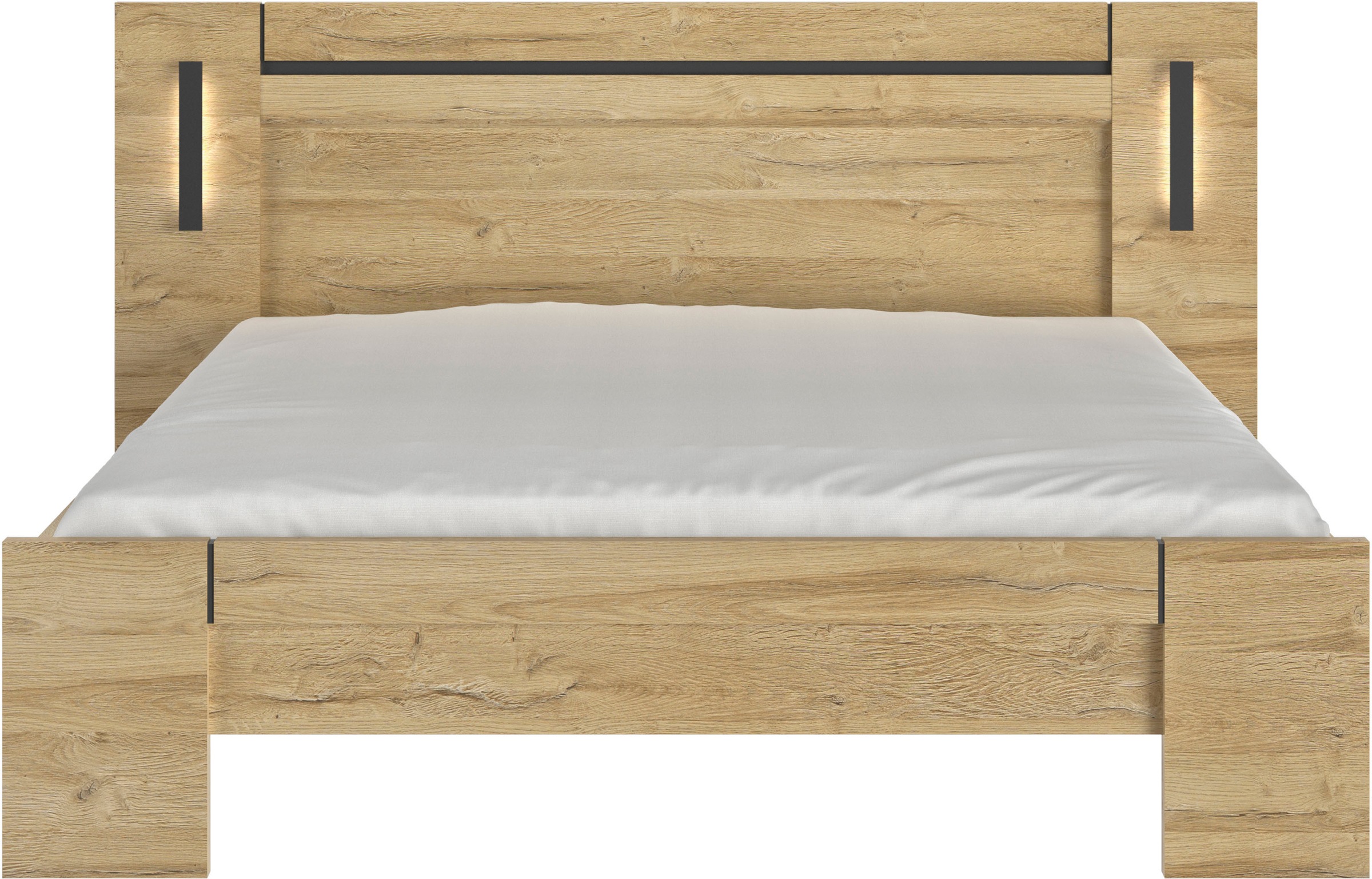 Gami Einzelbett "Sofia" 1 Stk. tlg. Bett mit integrierte Leselampe günstig online kaufen