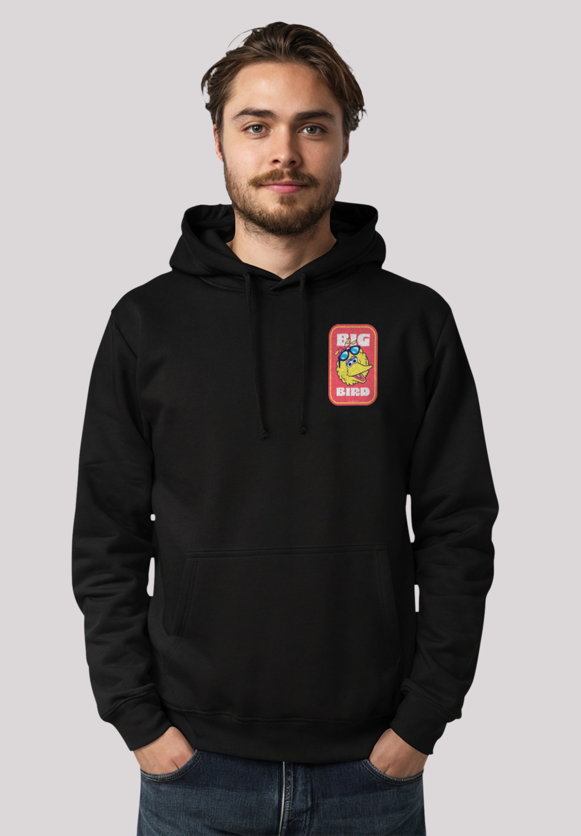 F4NT4STIC Kapuzenpullover "Sesamstraße Bilbo Big Bird Sticker", Premium Qua günstig online kaufen